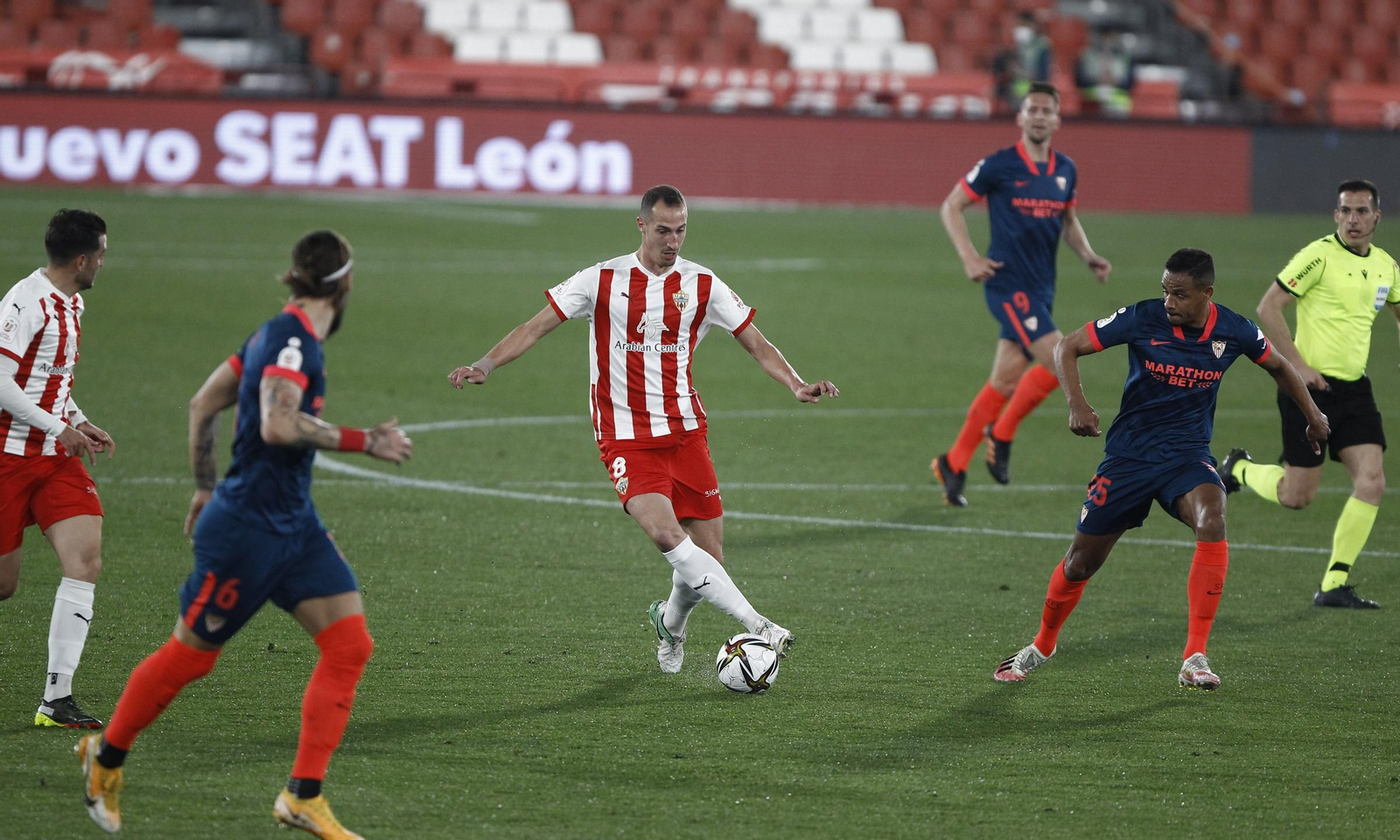 Fotogalería U.D. Almeria-Sevilla F.C. Copa del Rey Fútbol.