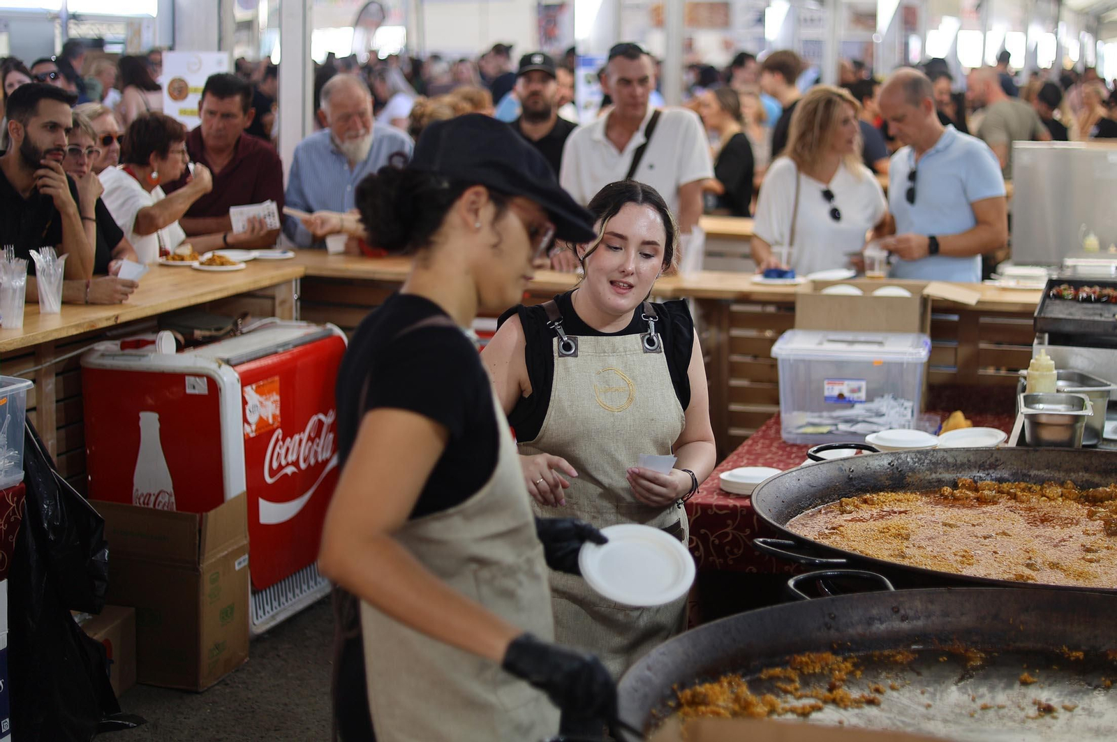 Imágenes de la Feria de la Tapa de Huelva en la mañana del domingo