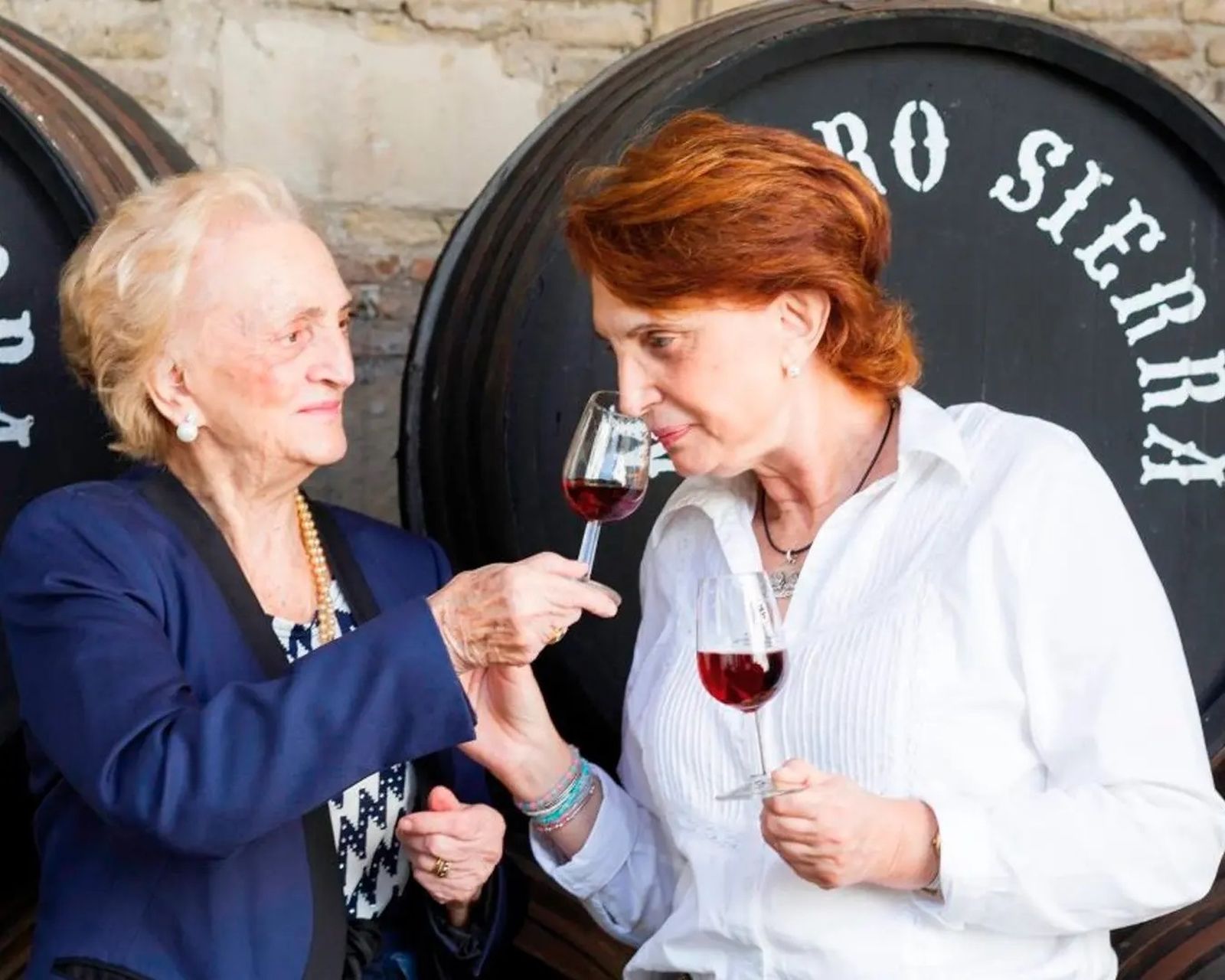 Pilar Pla y su hija Mª Carmen Borrego Pla