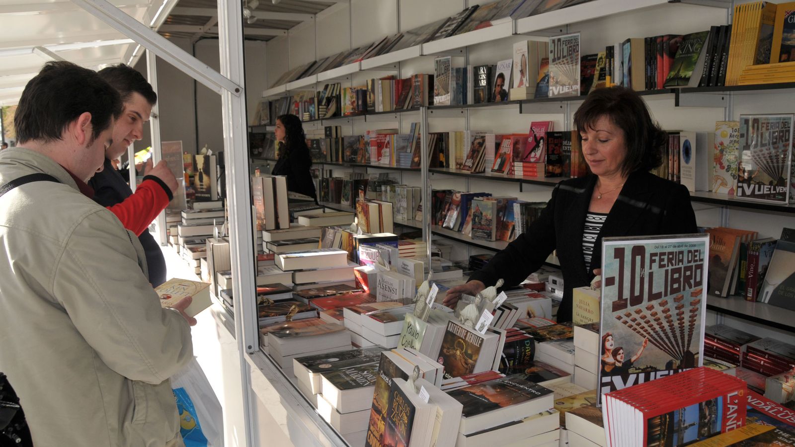 Una de las casetas de la Feria.