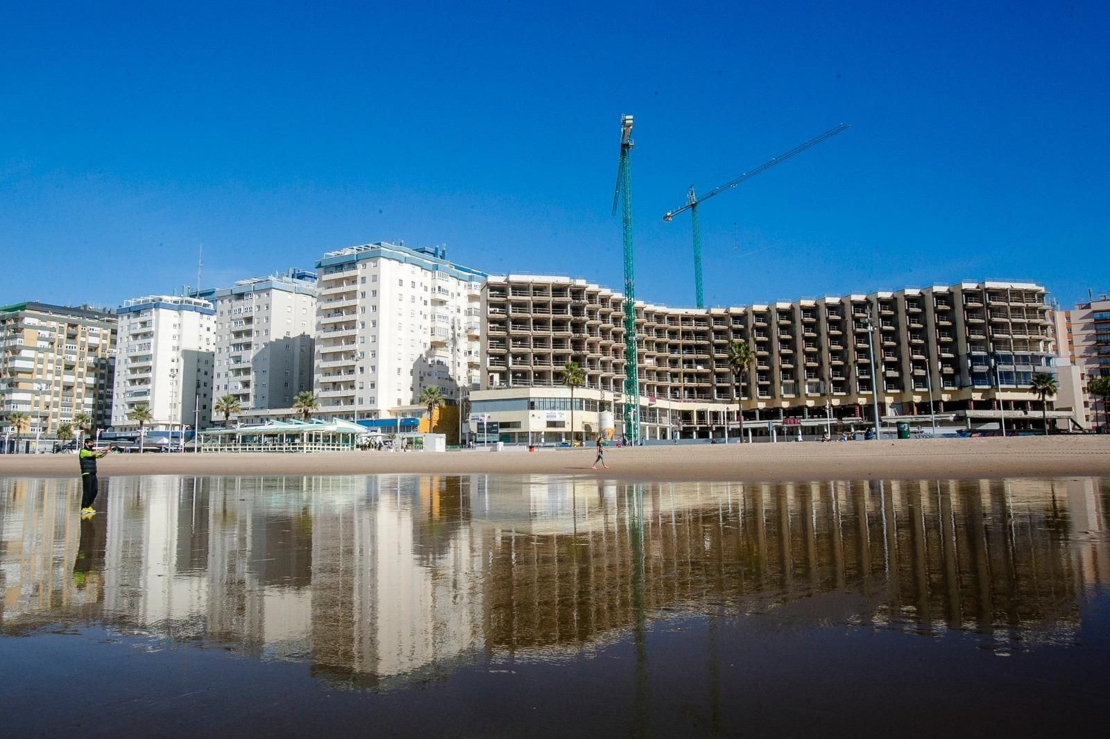 Así está actualmente el futuro hotel de Tiempo Libre, en obras