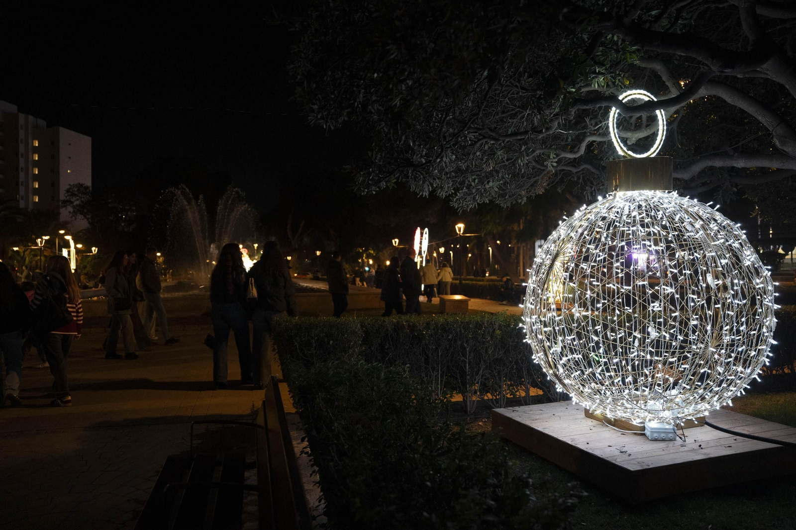 Las mejores imágenes del encendido navideño en Almería
