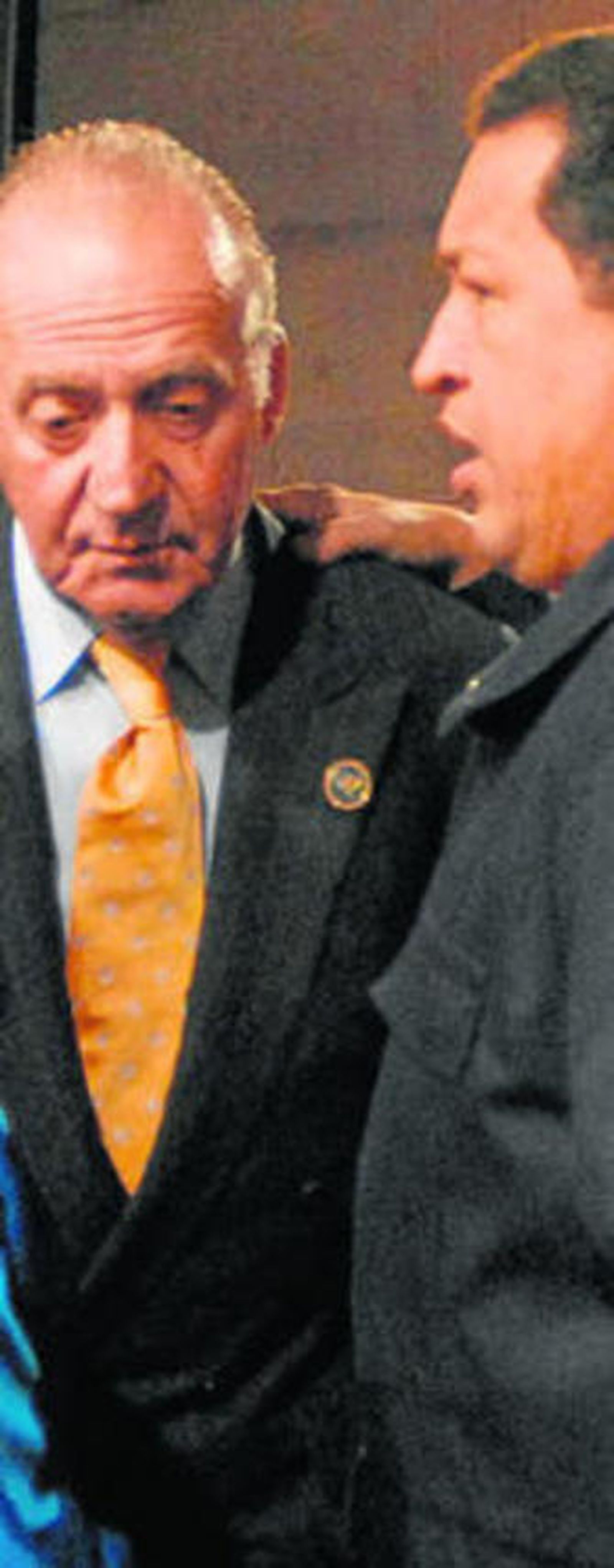 El Rey y Hugo Chávez, los protagonistas del incidente más famoso.