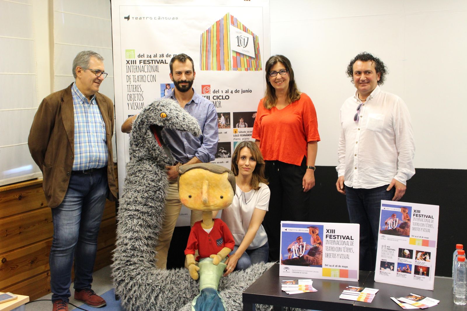 Presentación del festival con algunos de los protagonistas.