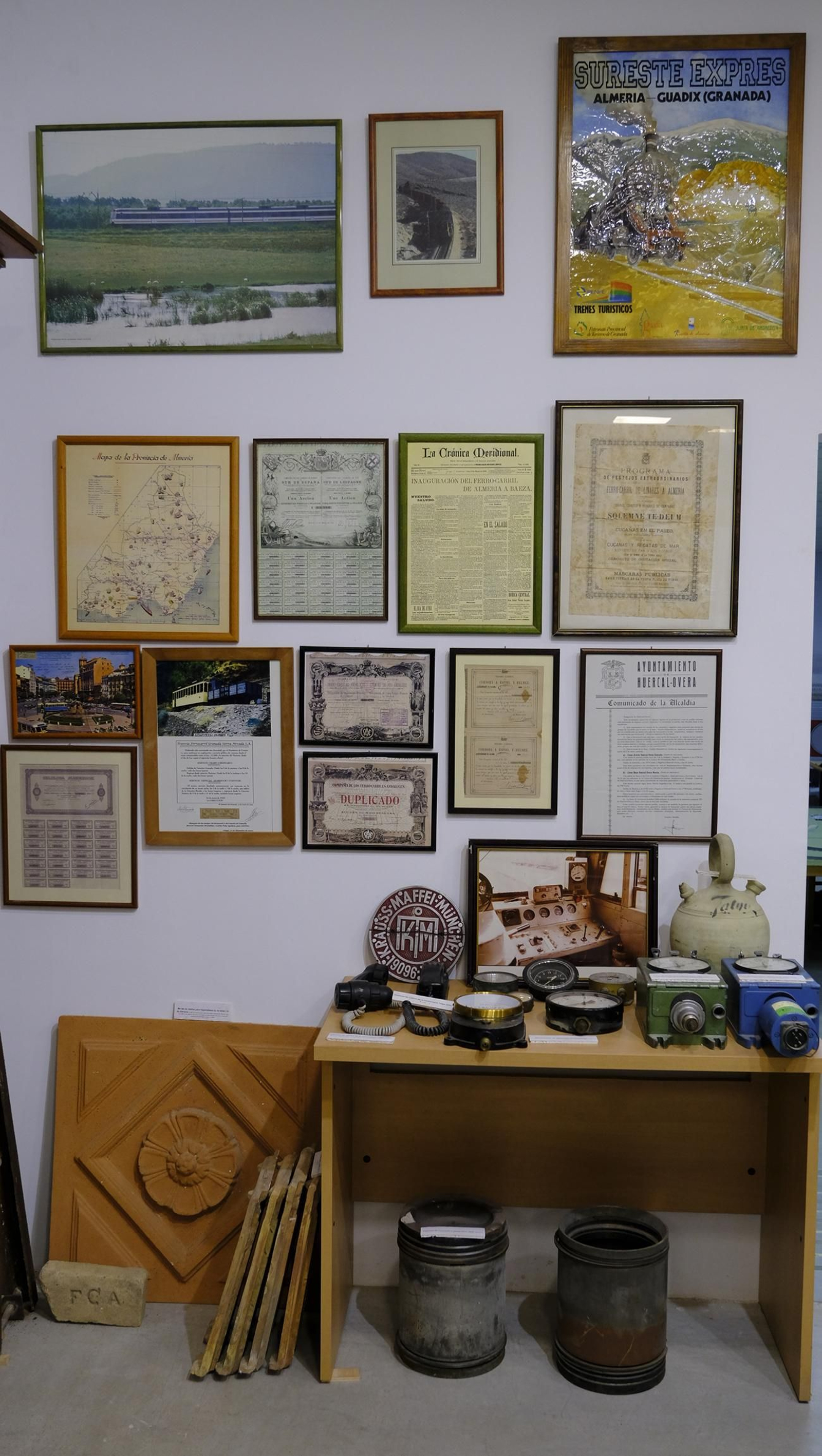 Jornada de puertas abiertas de la Asociación de Amigos del Ferrocarril de Almería (ASAFAL), en imágenes