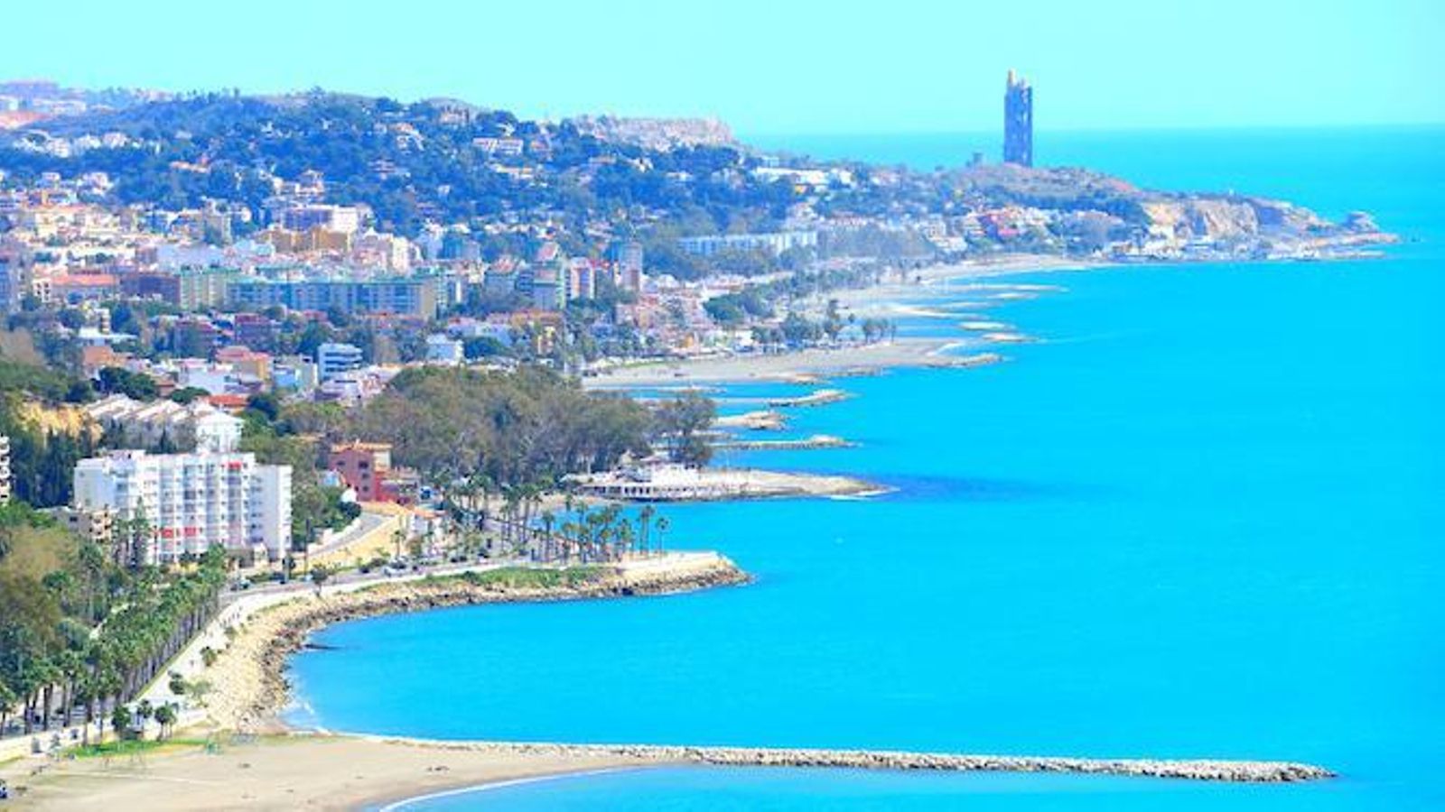 Playa de Pedregalejo.