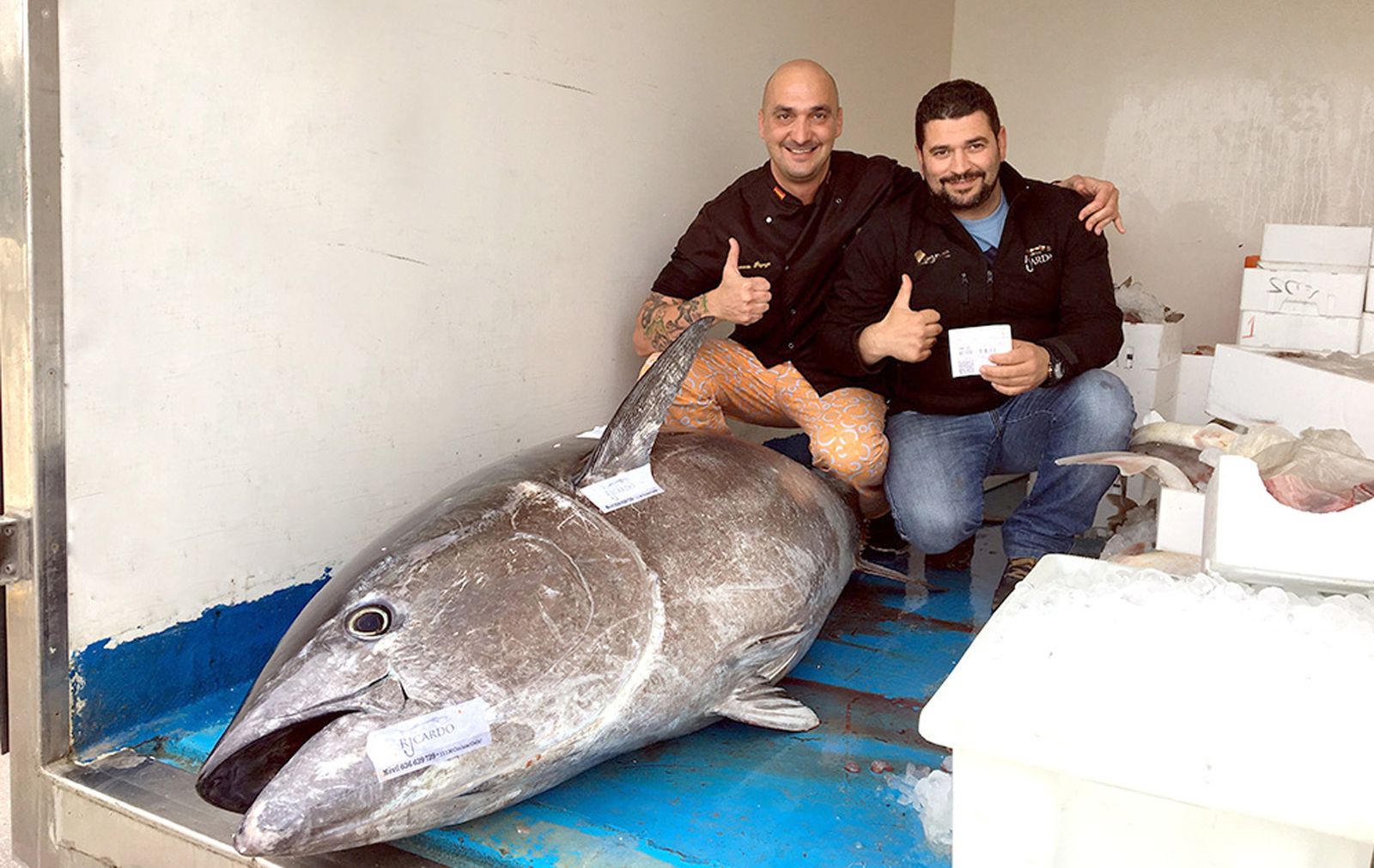 El atún de la Virgen del Carmen, para Popeye y Pescadería Ricardo