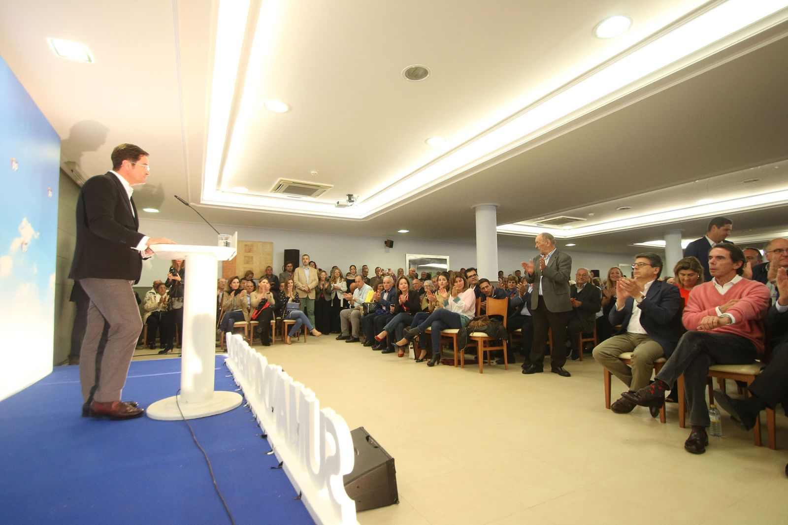 Fotogalería del mitin de José María Aznar