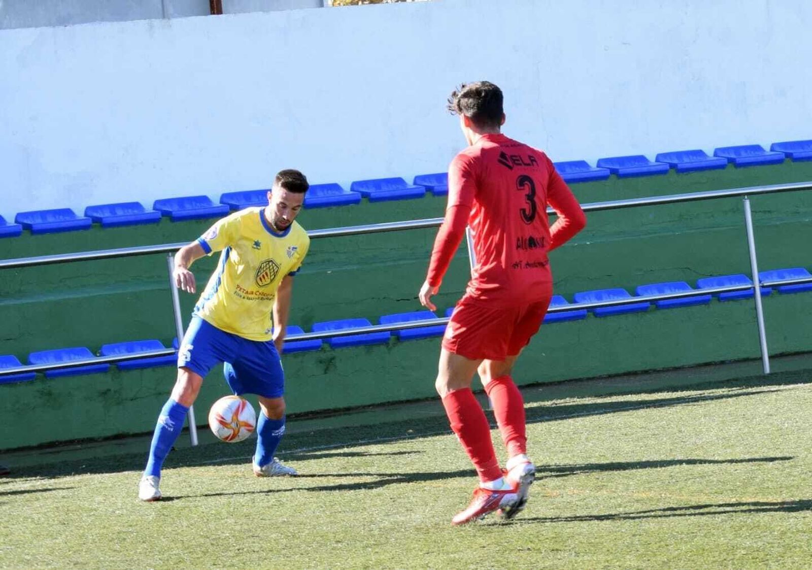 Gonzalo, defensor del conjunto conileño, disputó el partido completo.