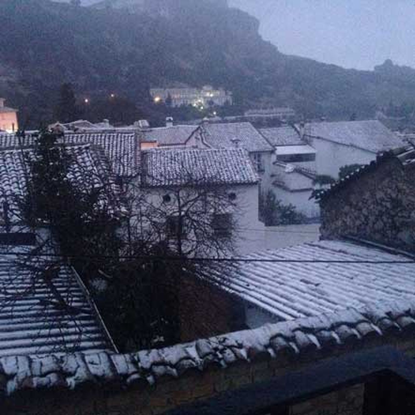 Las imágenes de la nevada en Grazalema y Villaluenga