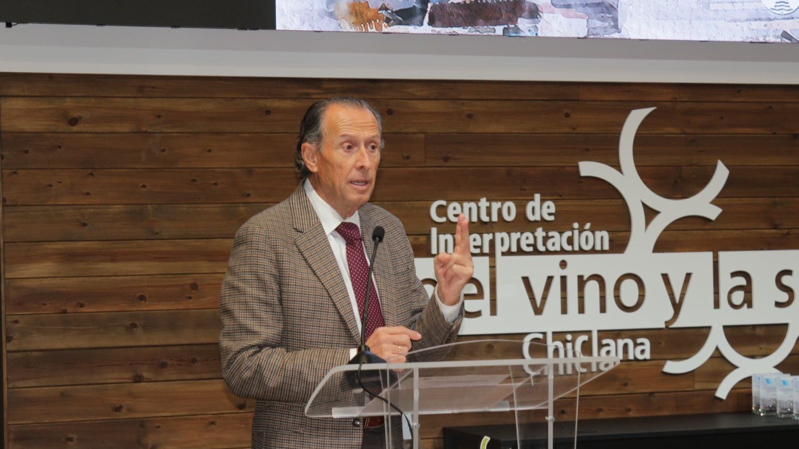 Un momento de la intervención del alcalde.