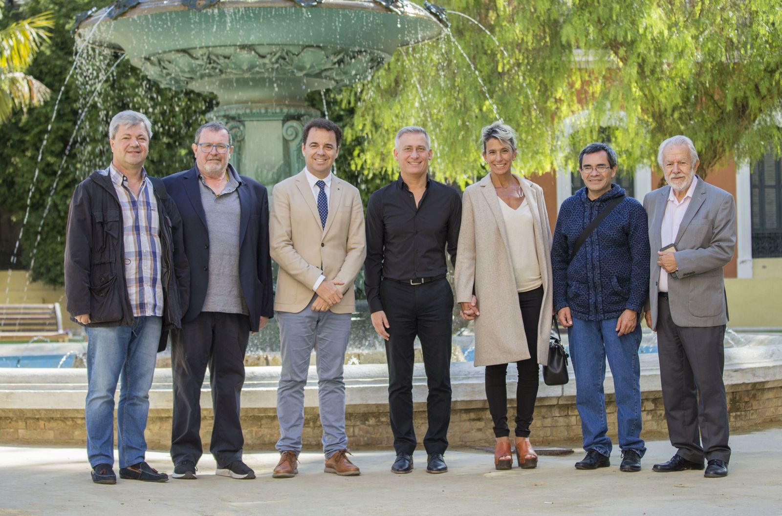 Visita de la delegación argentina a la Casa Colón.