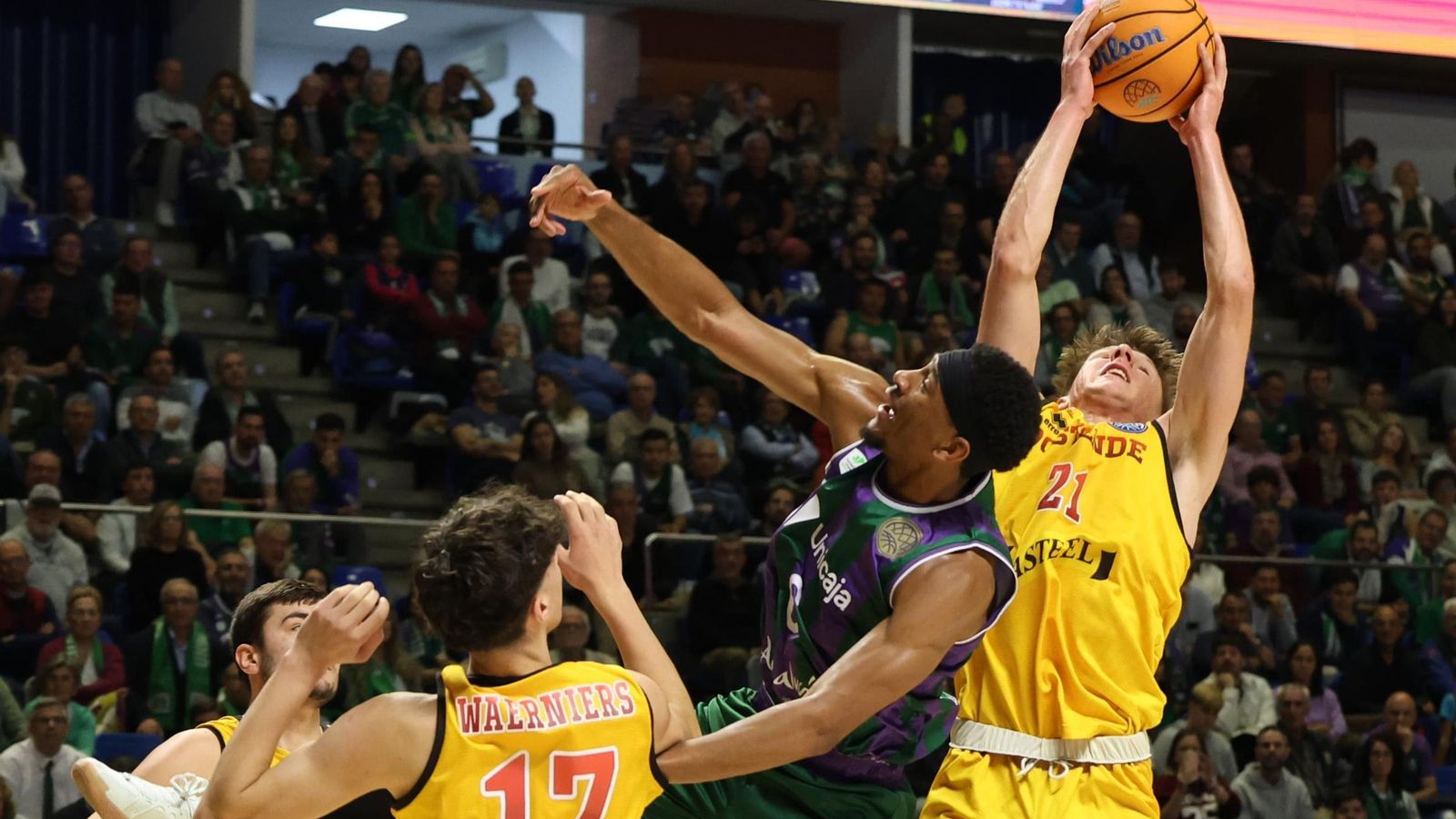 El Unicaja - Filou Oostende de BCL, en fotos