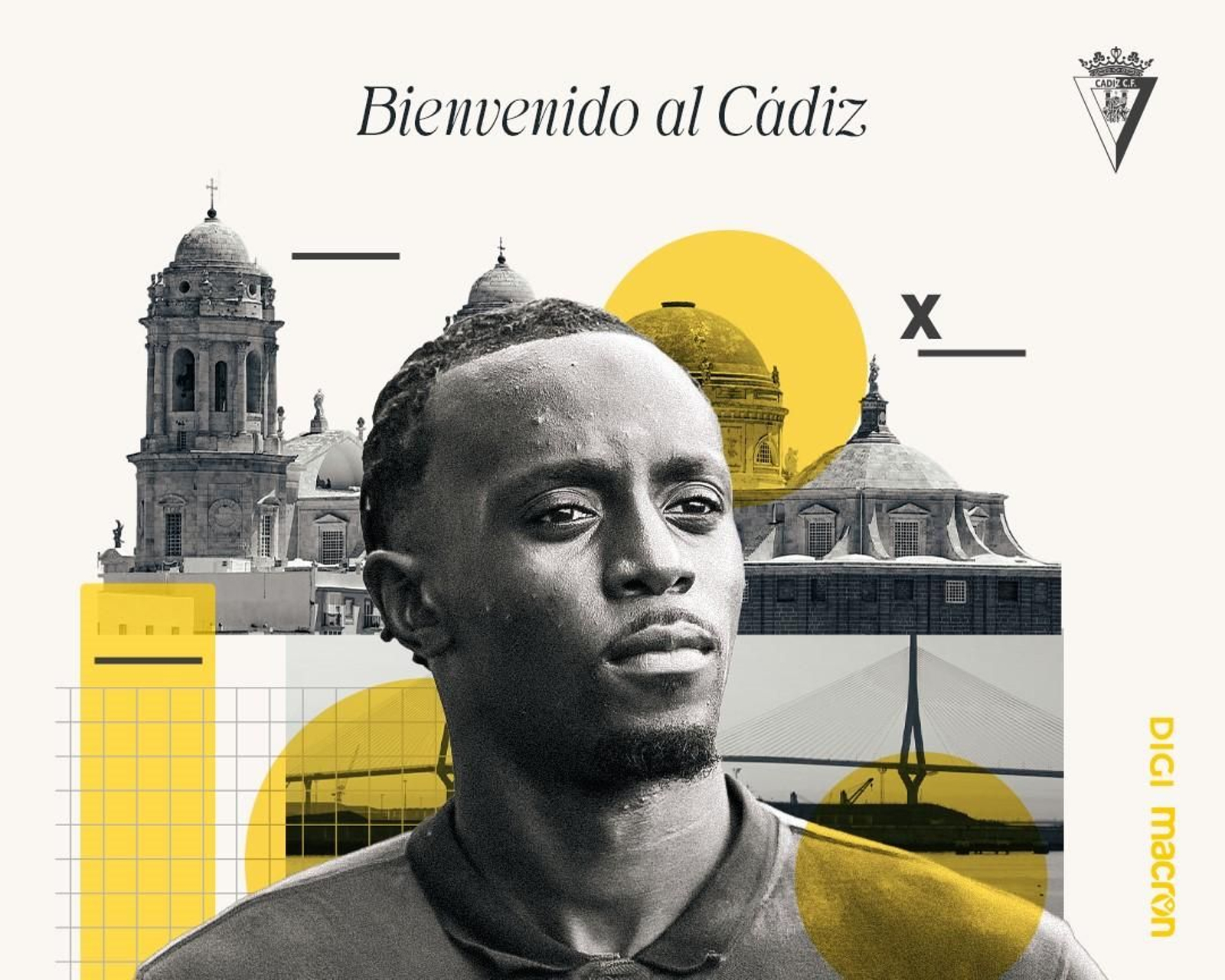 La bienvenida del Cádiz a Diarra.