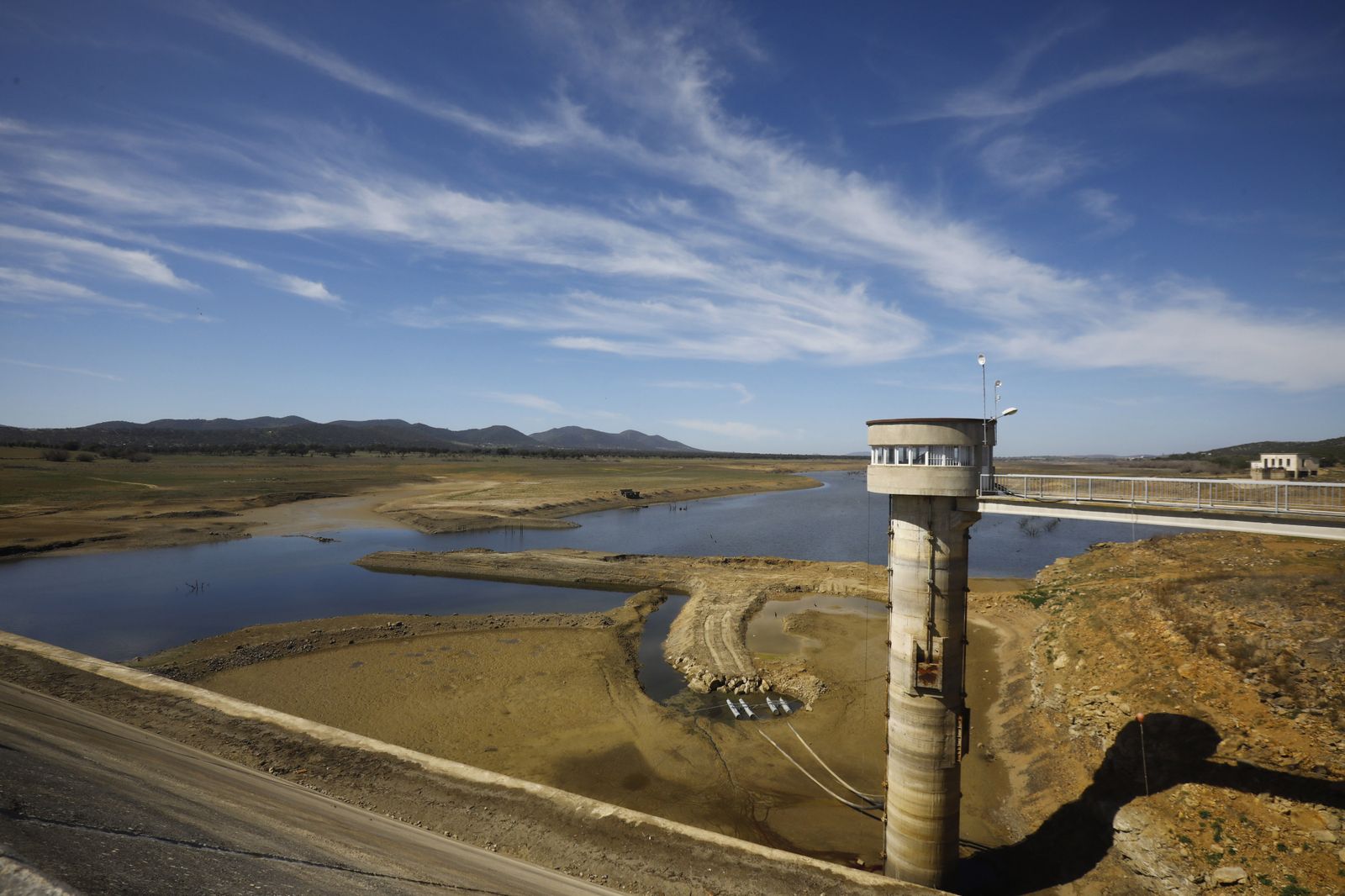 Embalse de Sierra Boyera en Bélmez, en la provincia de Córdoba.
