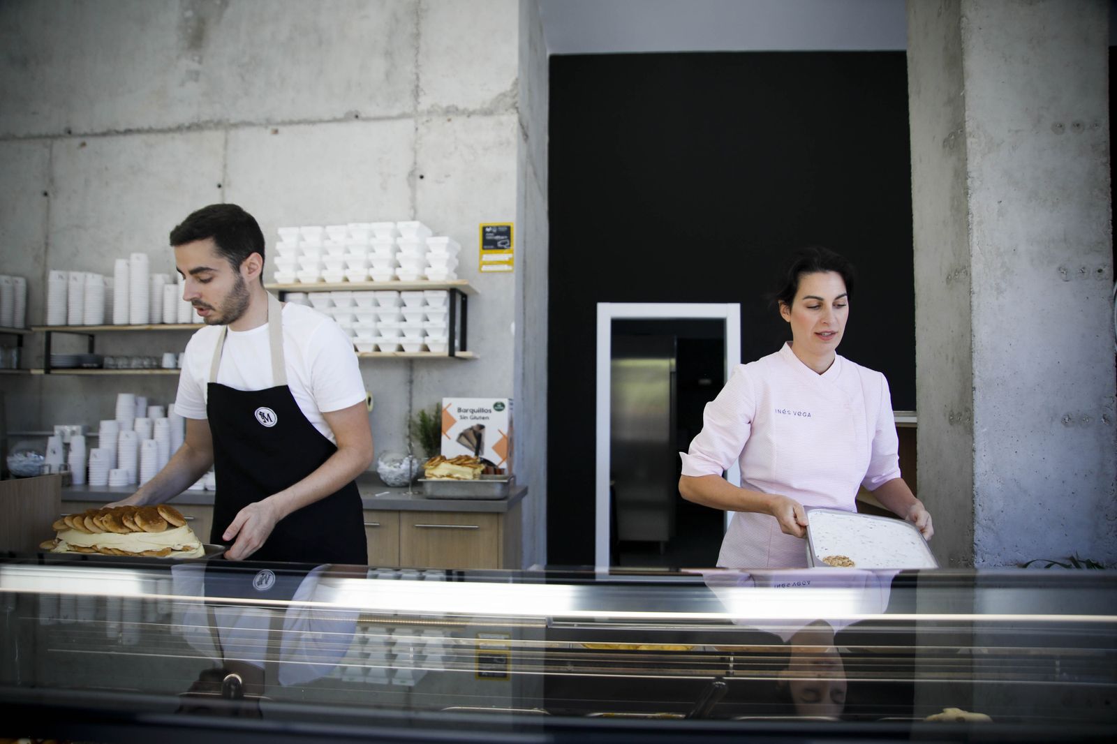 Imágenes de la heladería Marconata en Almería
