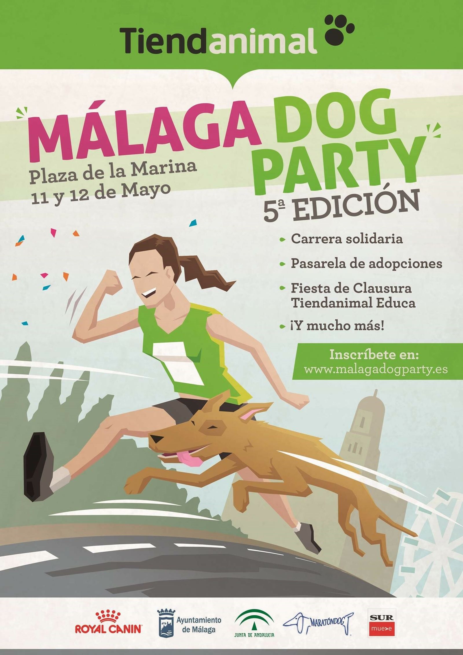 Quinta edición de Málaga Dog Party.