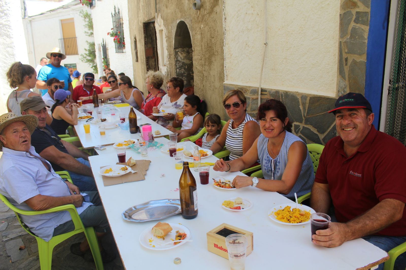 Fotogalería de la paella gigante de Velefique