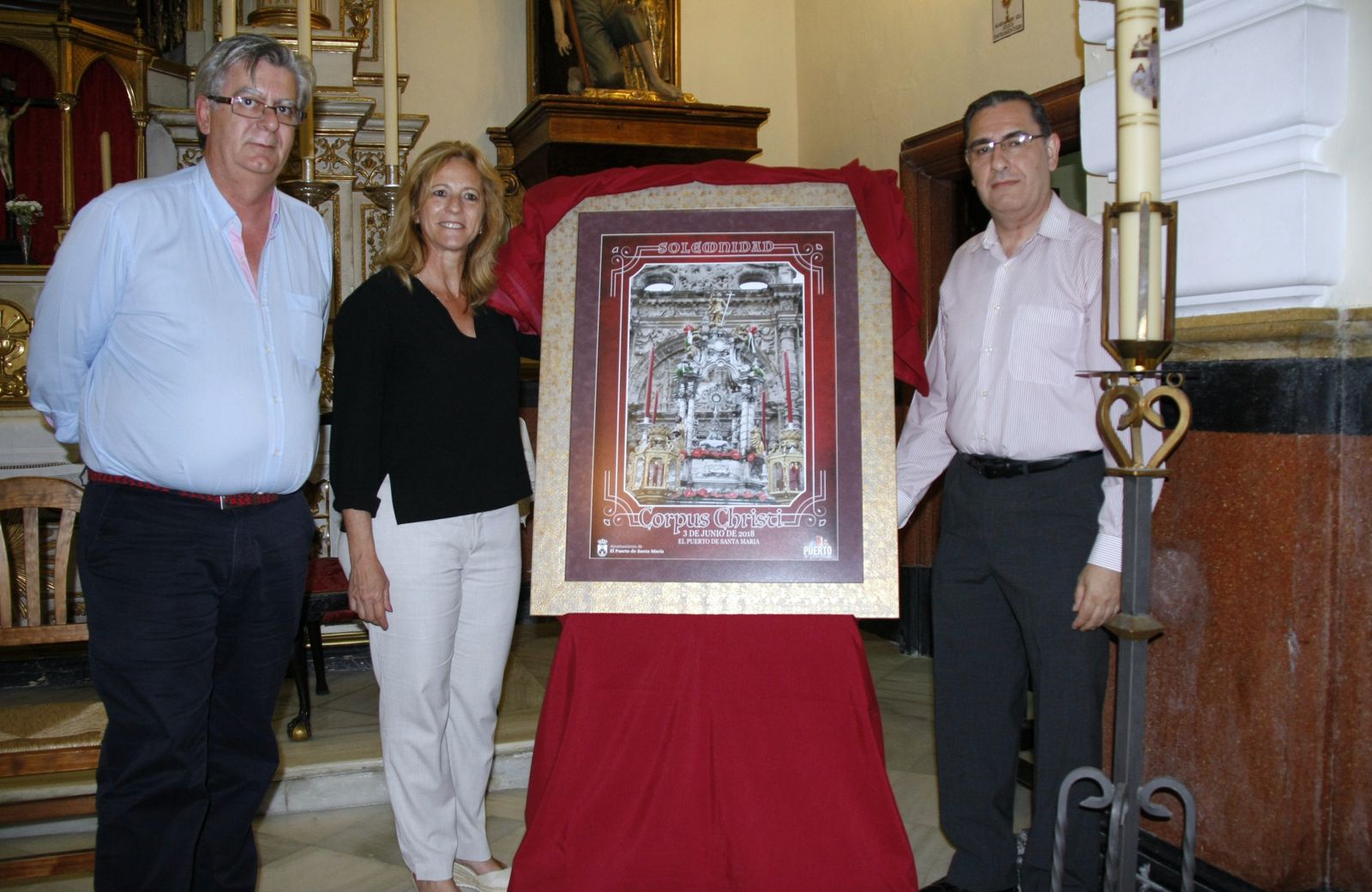 José Manuel Castilla (i), Ana María Arias y Francisco Natera.
