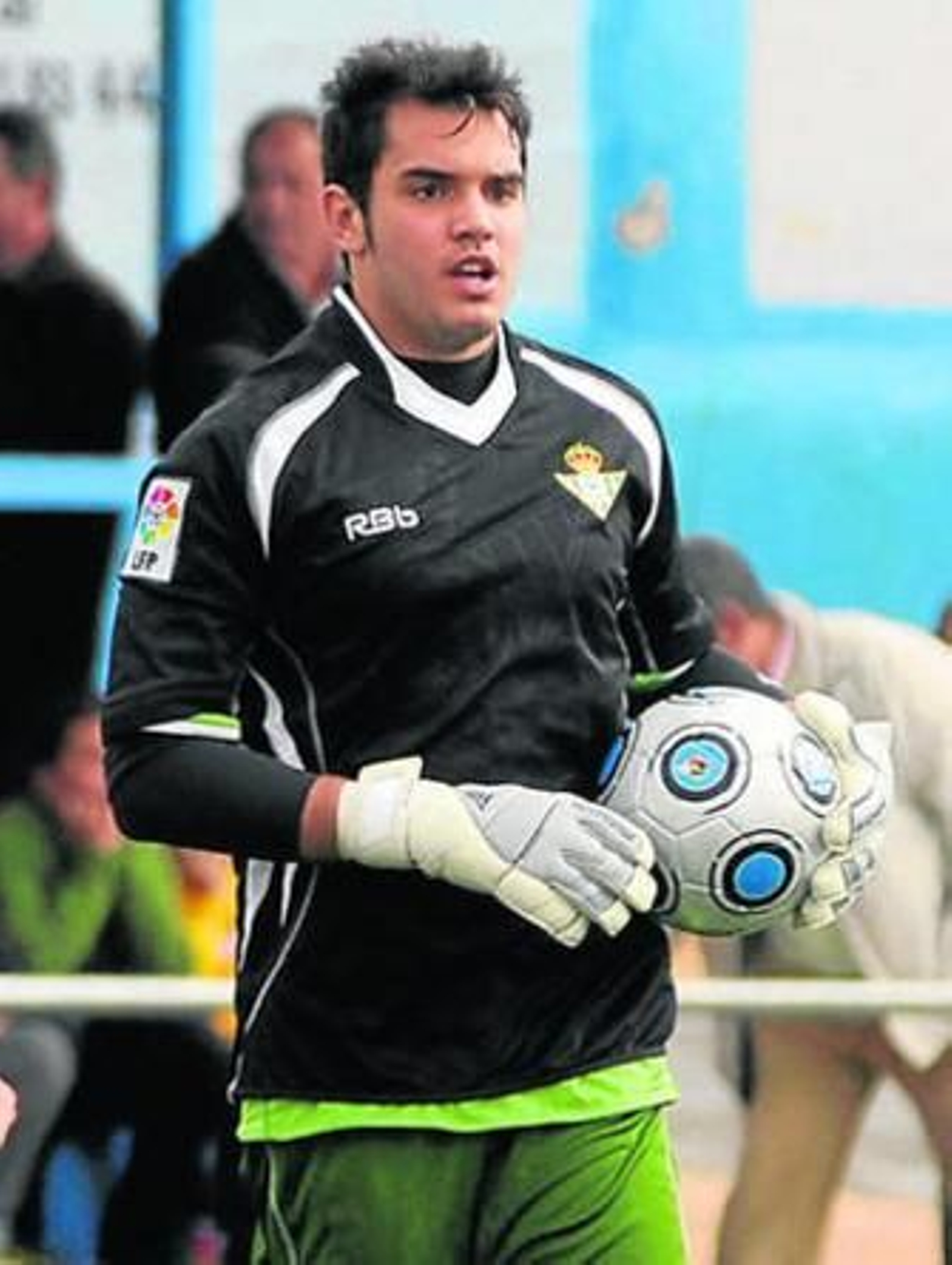 Jesús Guisado, durante un encuentro de la presente temporada.