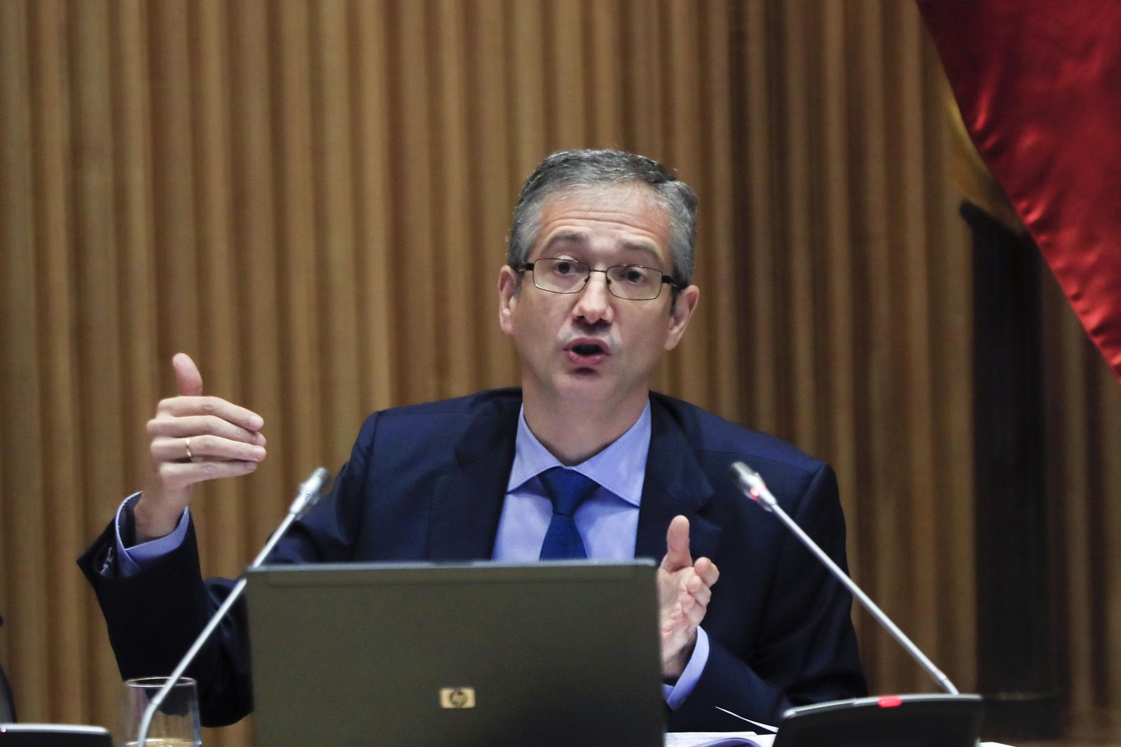 Pablo Hernández de Cos, en el Congreso de los Diputados