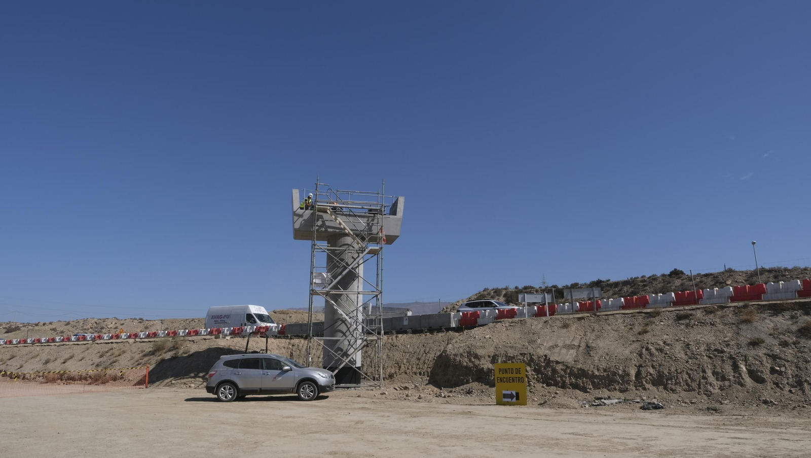 Las obras del nuevo enlace de Viator, en imágenes