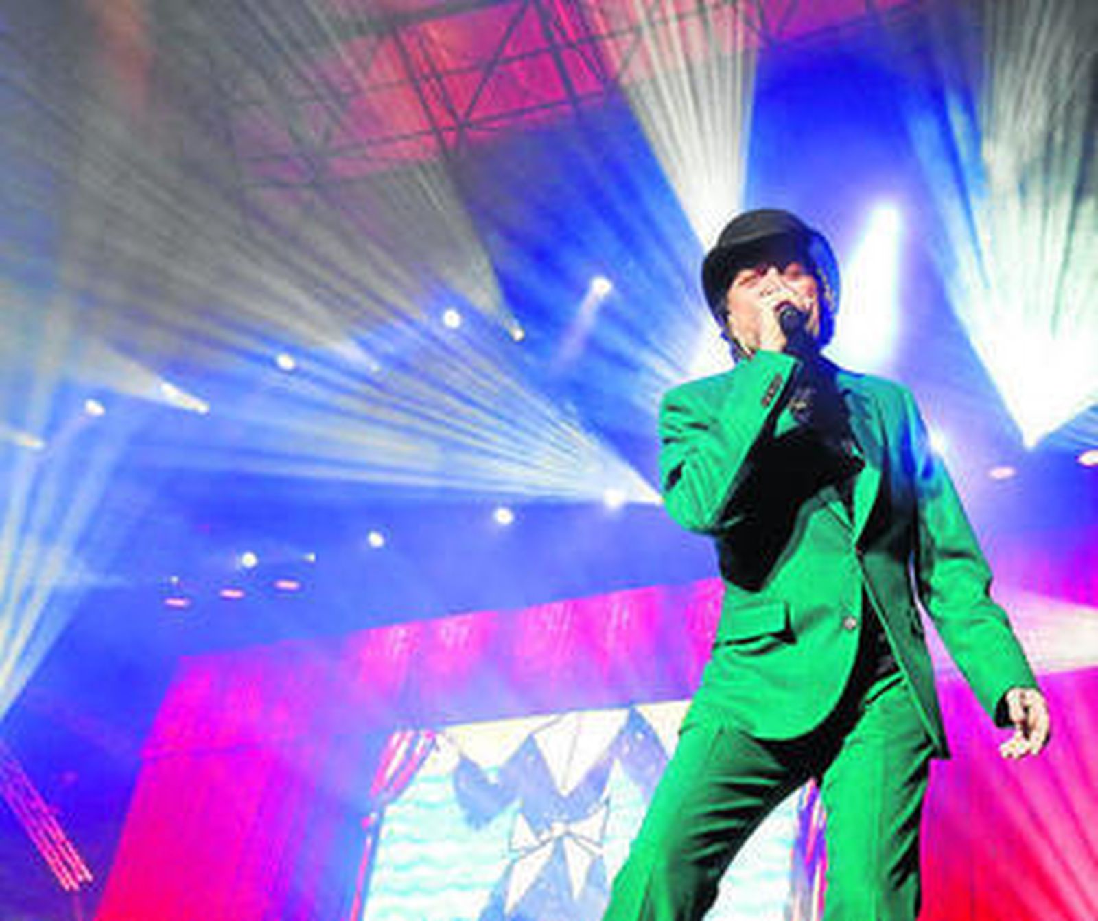 Sabina, el miércoles pasado, en el Palacio de los Deportes Martín Carpena.