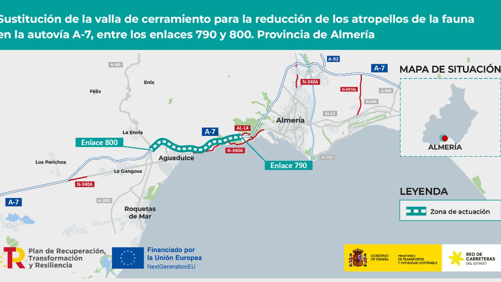 Zona de actuación del proyecto.