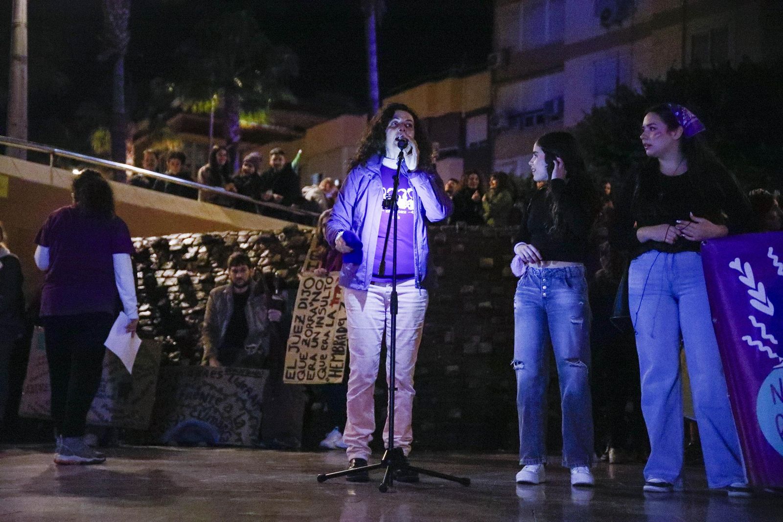 Las imágenes de la manifestación realizada por Asamblea Feminista 8M en Almería