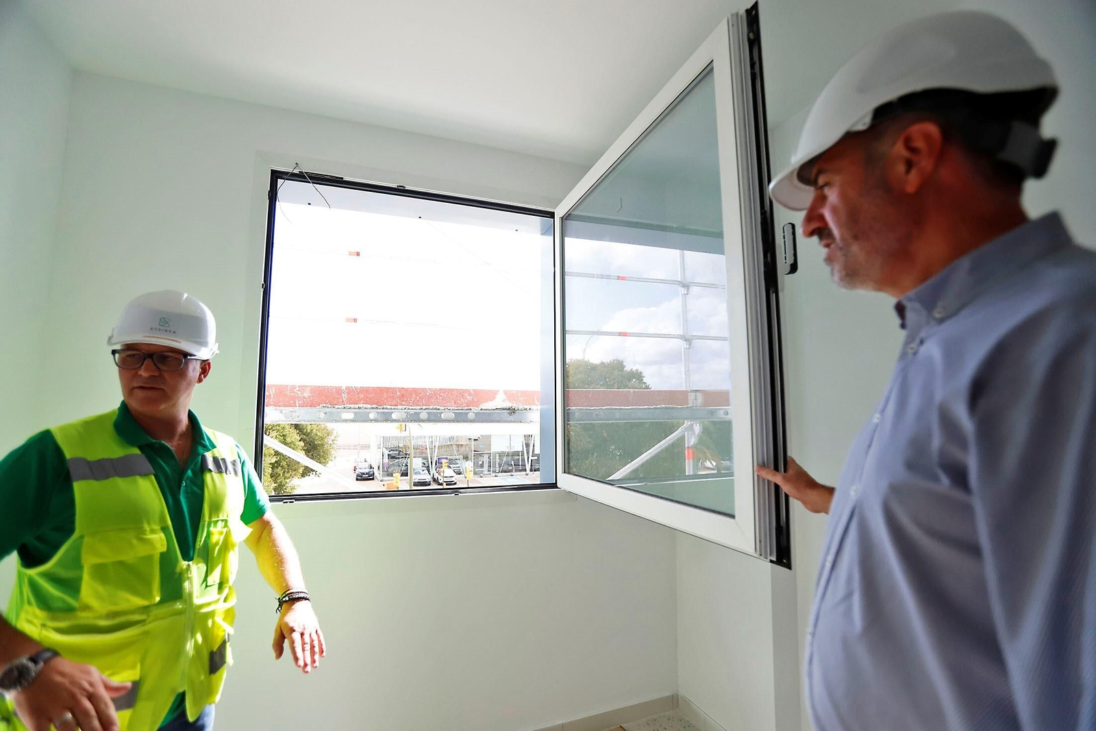 Imágenes de las obras de la residencia de estudiantes de Huelva