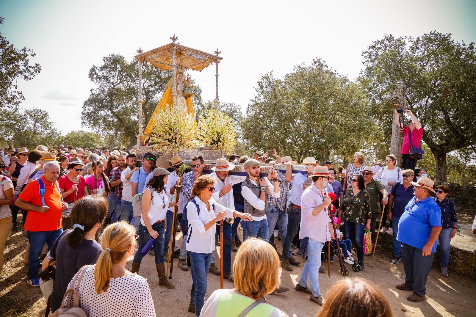 Las mejores imágenes del regreso de la Virgen de Luna a su santuario