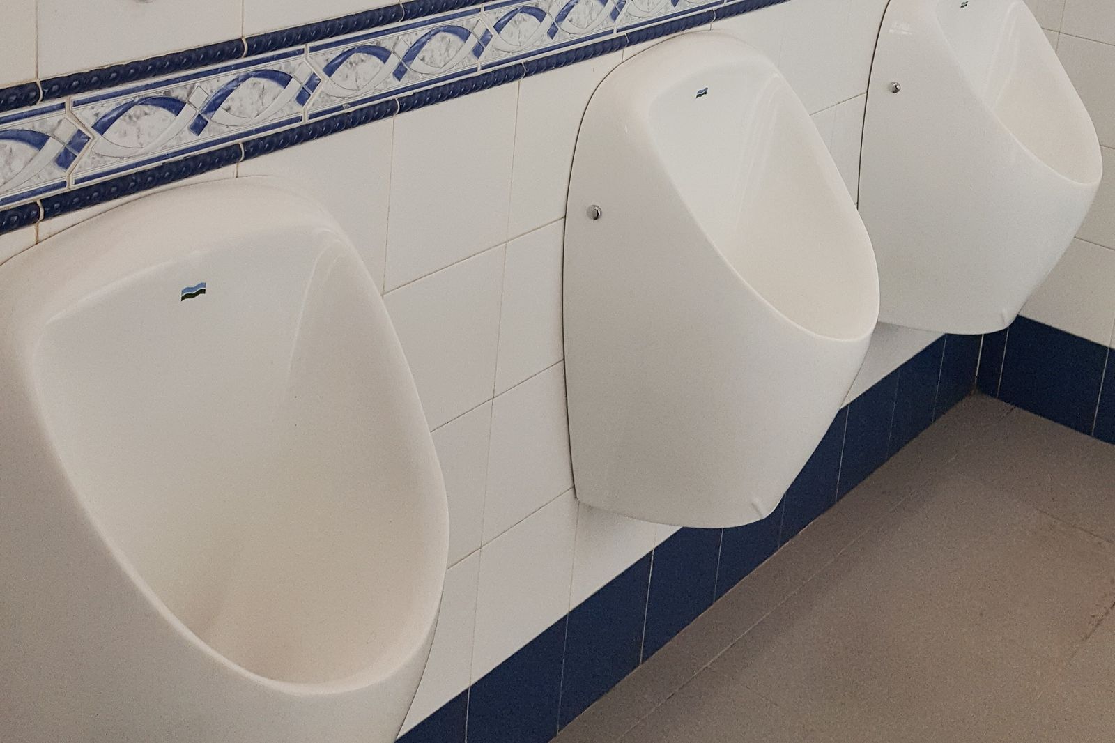 Los tres urinarios sostenibles.