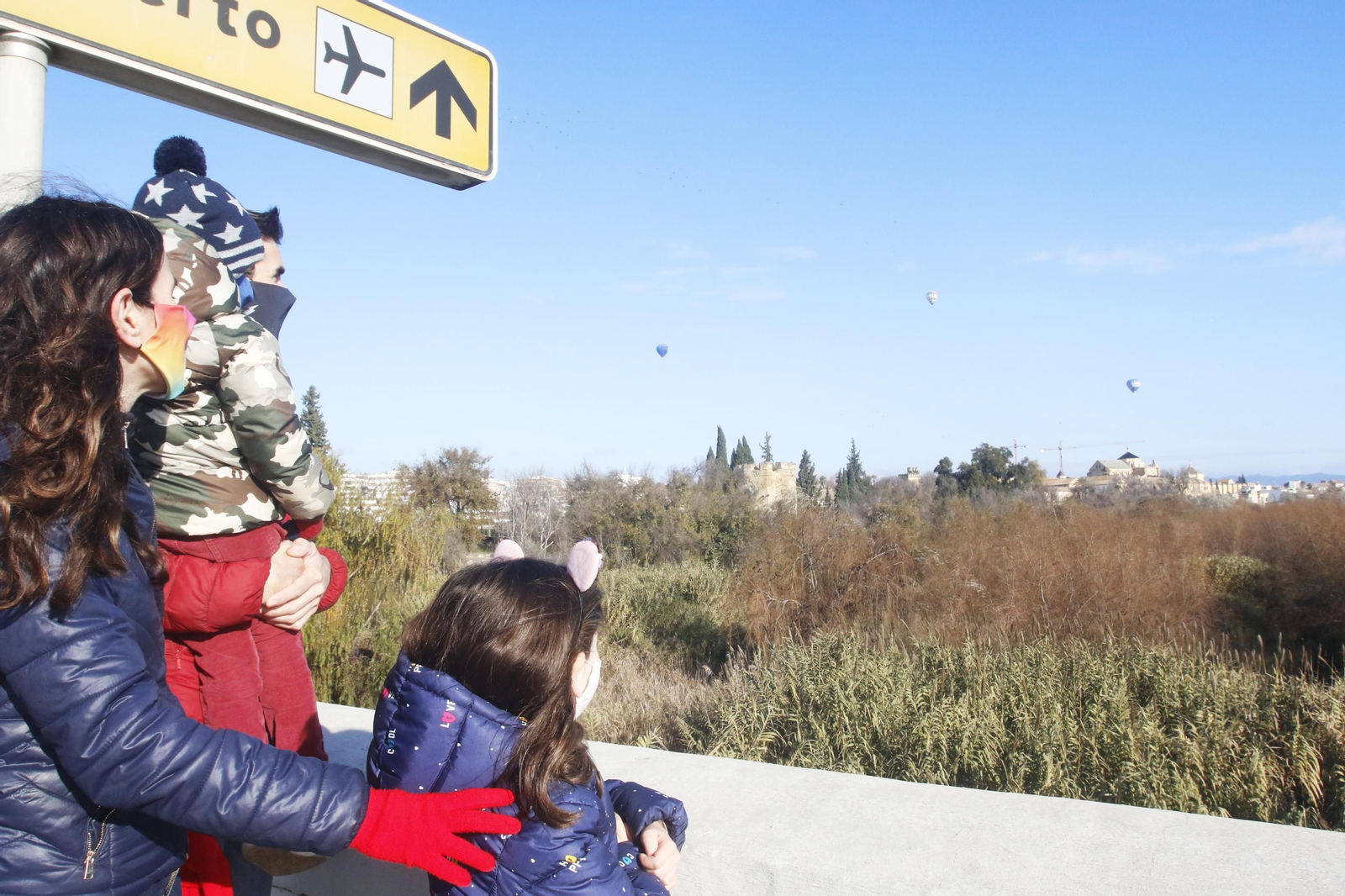 La Cabalgata en globo de los Reyes Magos en Córdoba