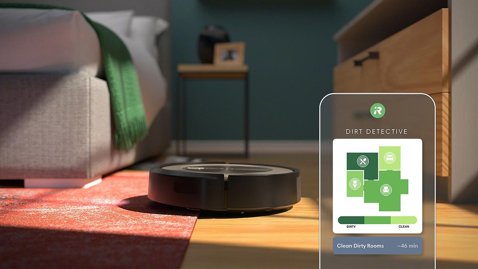 Dirt Detector en Roomba j9+