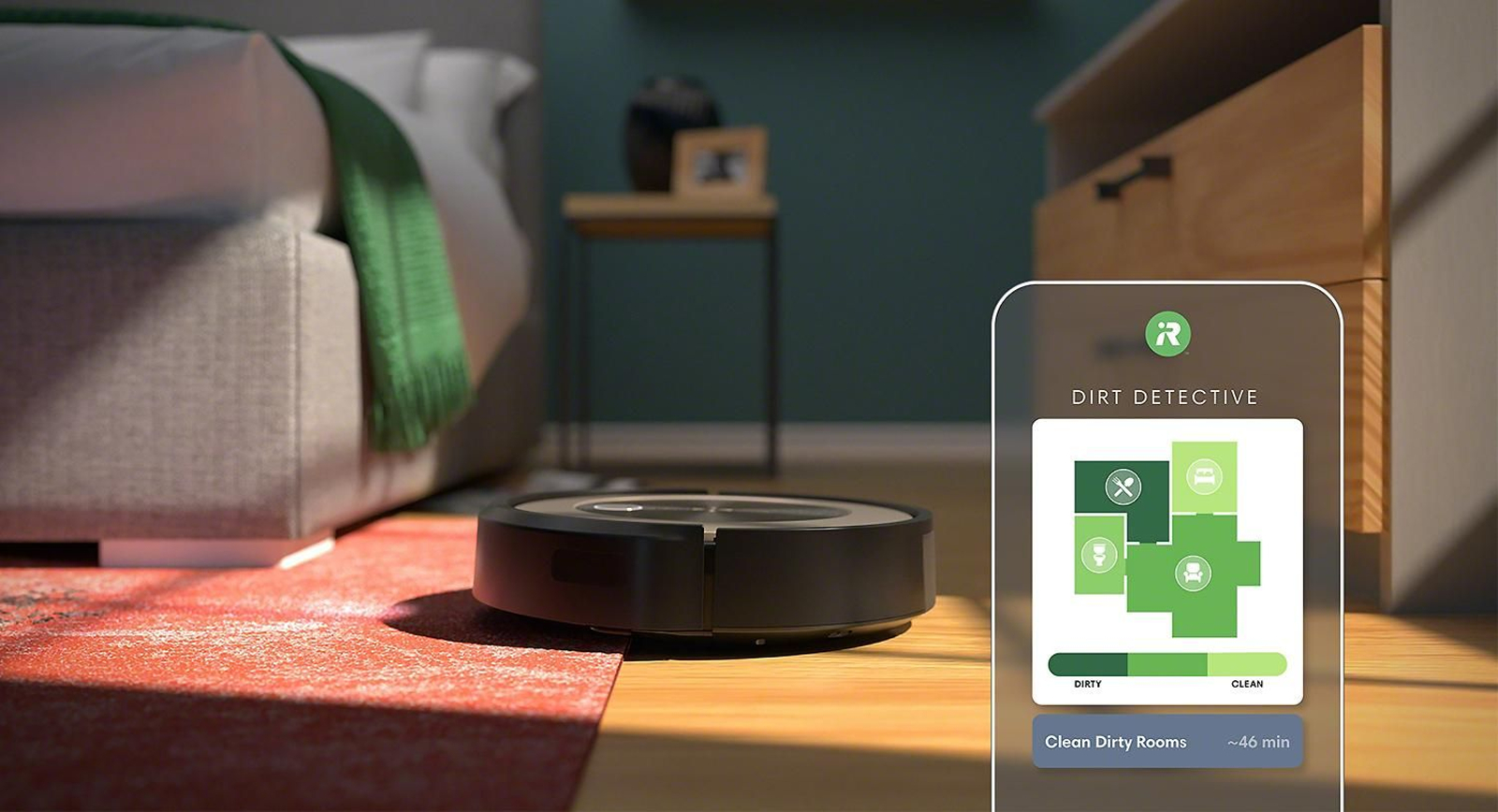 Dirt Detector en Roomba j9+