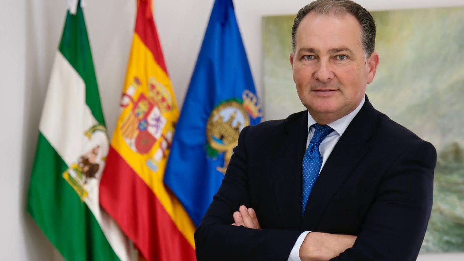 El presidente de la Diputación Provincial de Huelva, David Toscano.