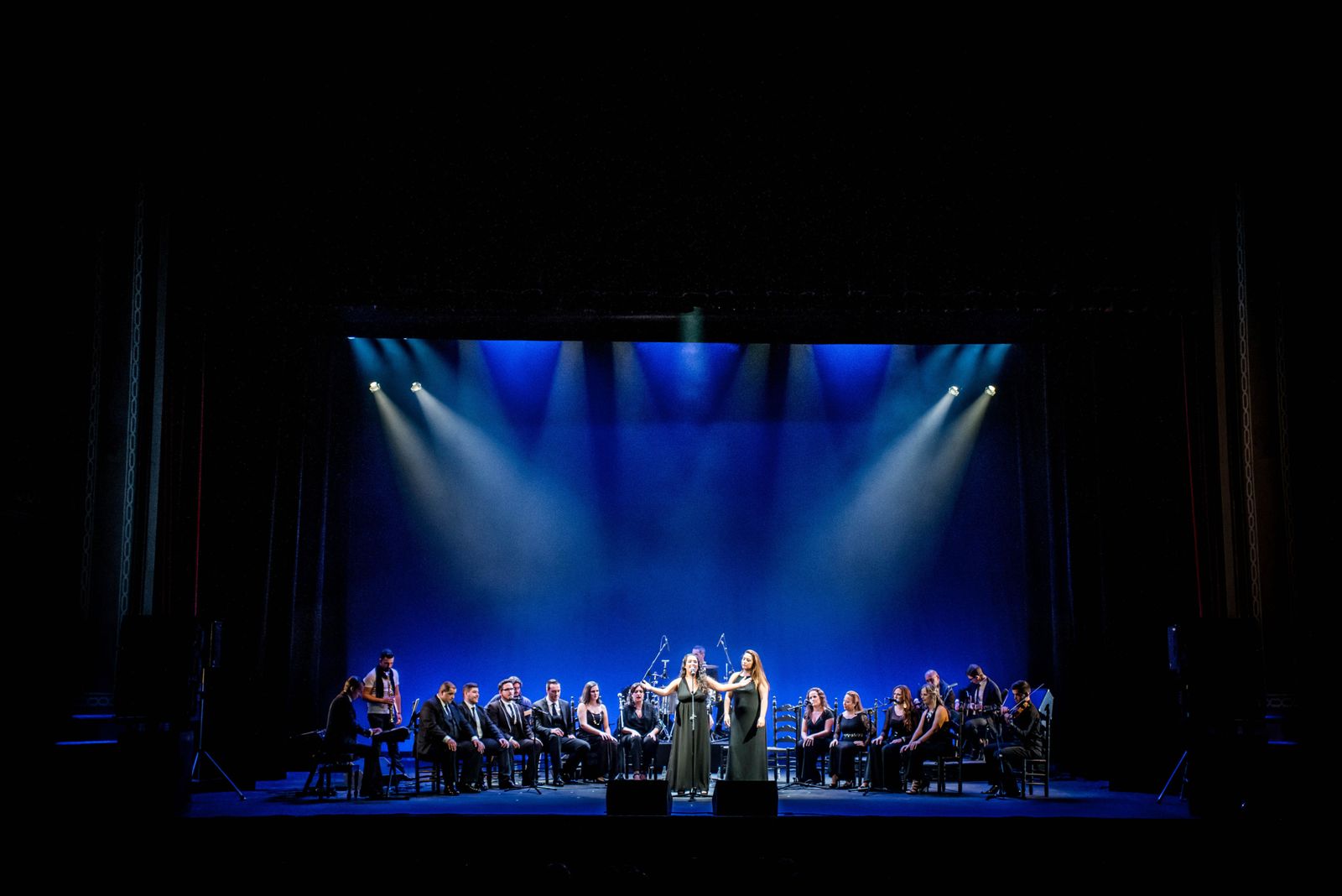 Flamencos de la Tata, durante una de sus actuaciones.