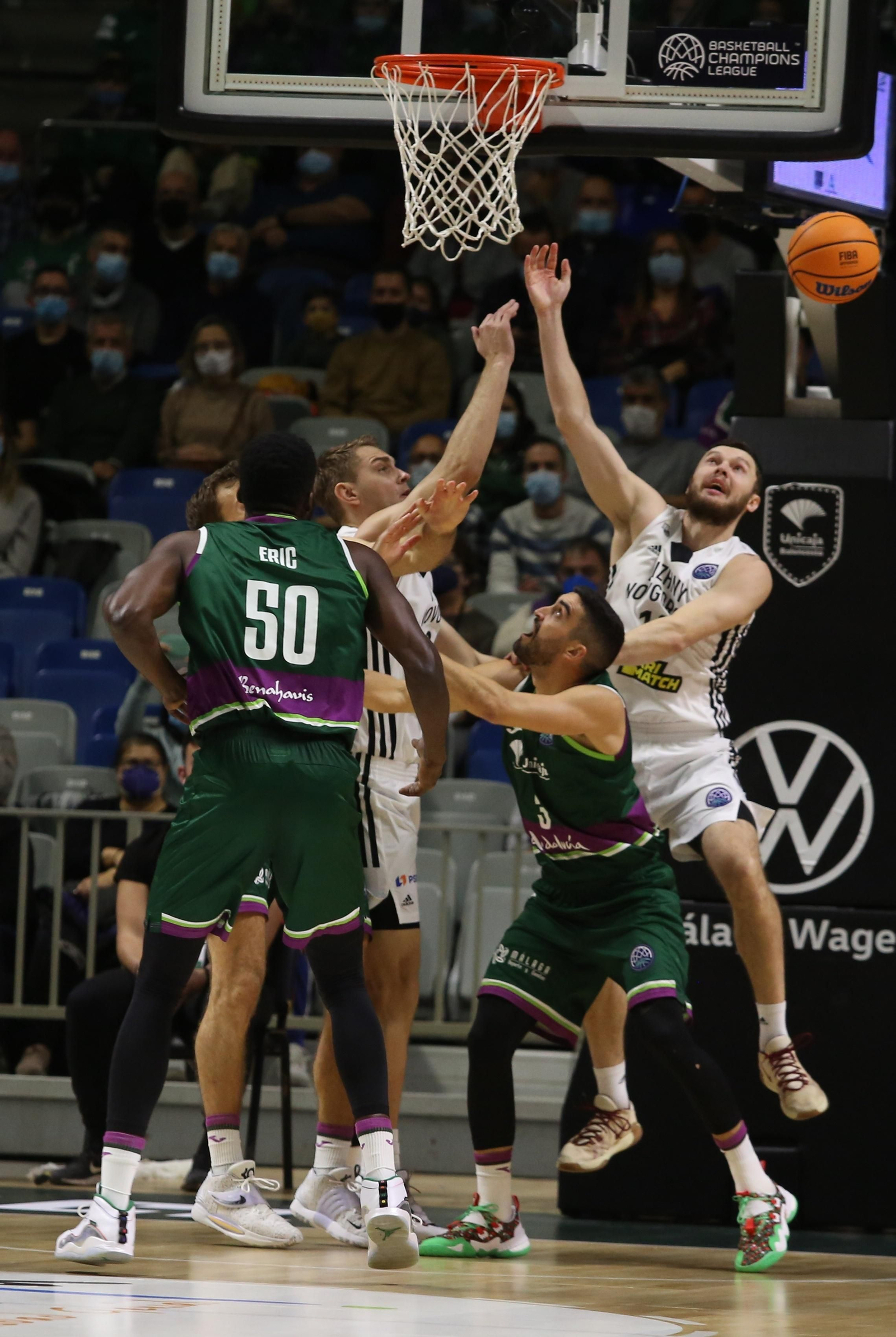 El Unicaja-Nizhny Novgorod, en fotos