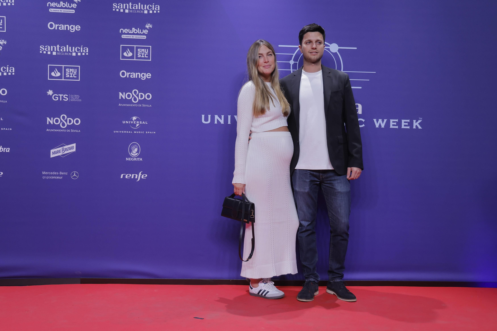 Famosos y artistas en la alfombra roja de la gala del flamenco en los 'Santalucía Universal Music Week'