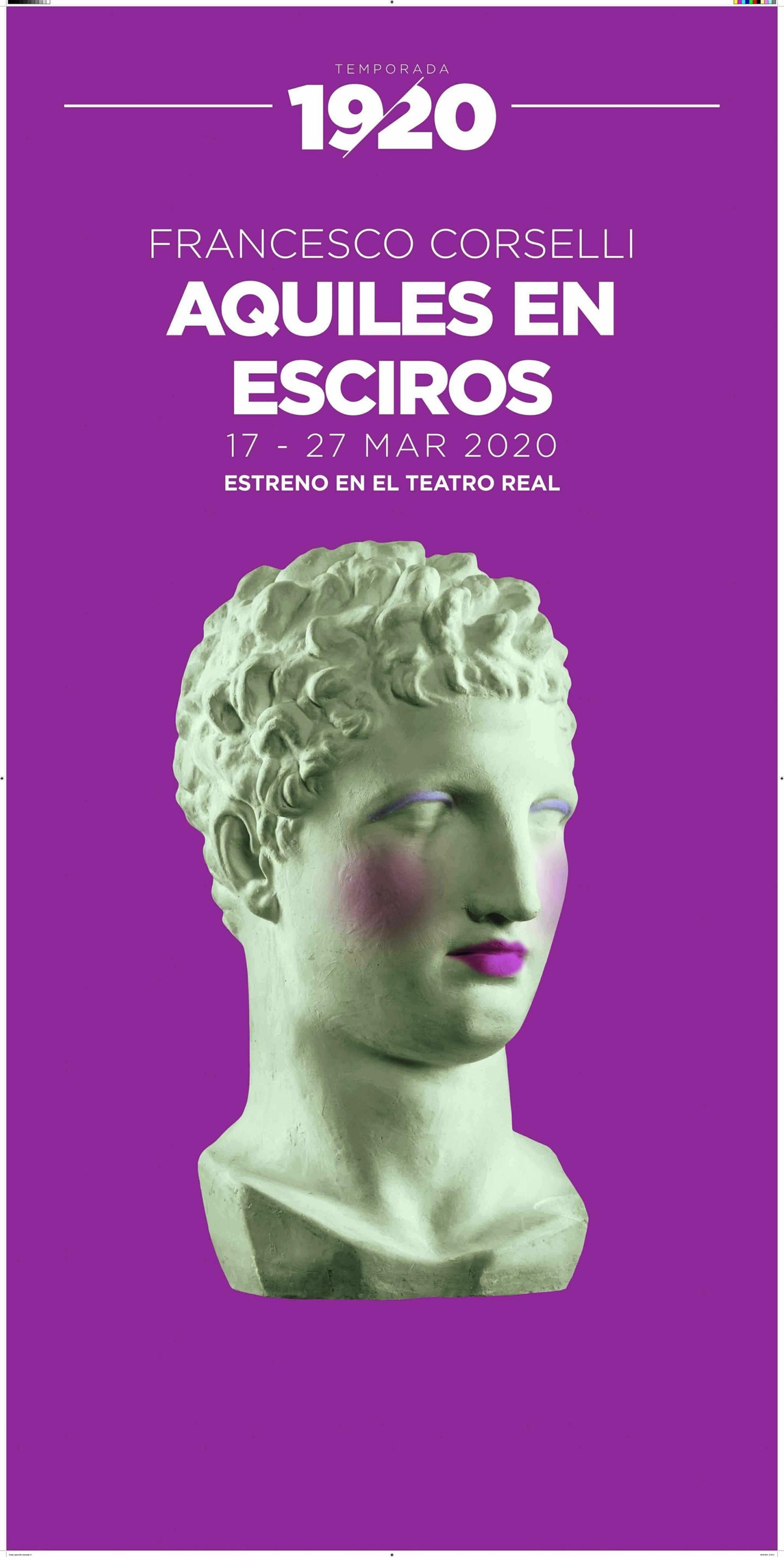 Cartel de la ópera de Corselli que estrenará en 2020 el Teatro Real.