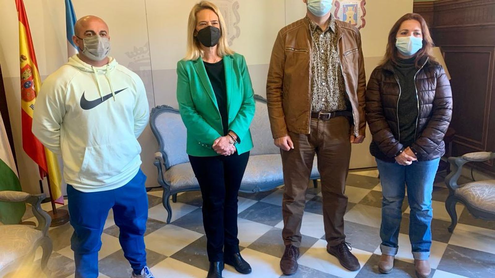 Durante la presentación del reto solidario