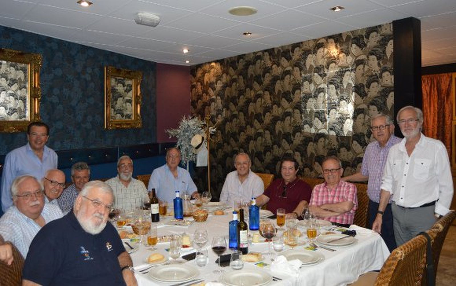José Luis Tejada, Enrique Huguet, Pepe y Fernando Rodríguez  Murillo,  Antonio Rosado, Eduardo Campo,Francisco  Oviedo, Fernando Cebada,  Rafael González Palma, Salvador Ramallo y José Alberto Aguado.

Foto: Ignacio Casas de Ciria