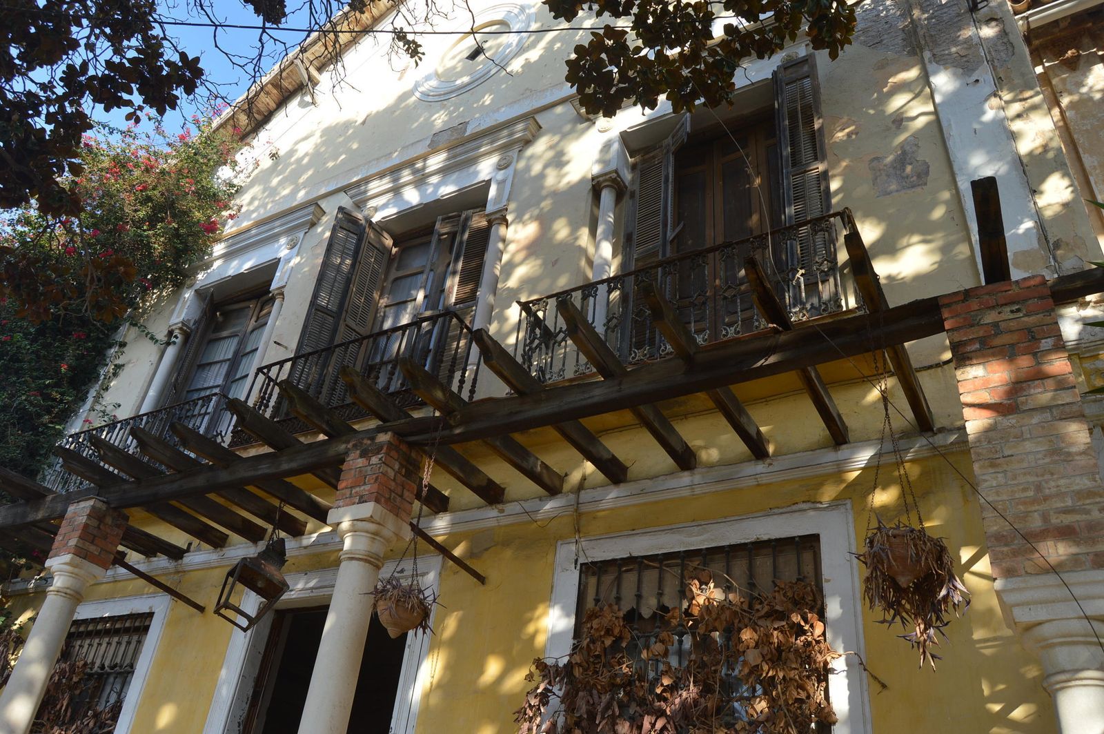 Estado de la casa de María Barrabino.