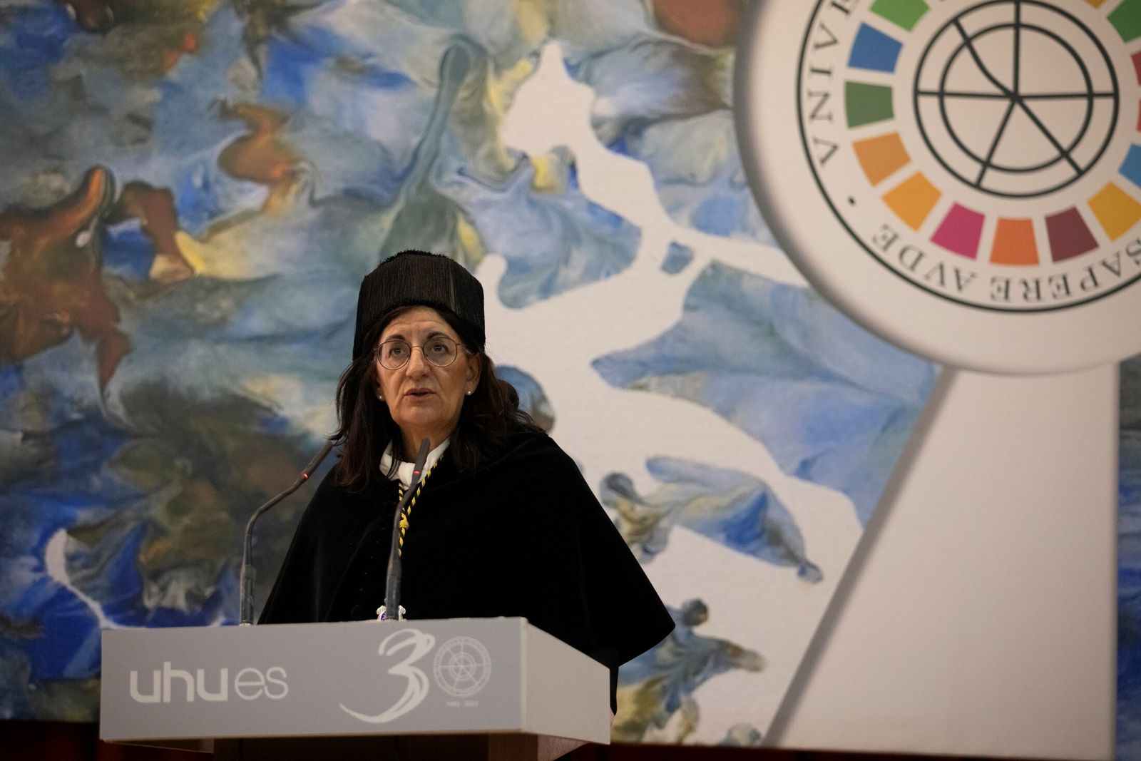 María Antonia Peña, rectora de la UHU.