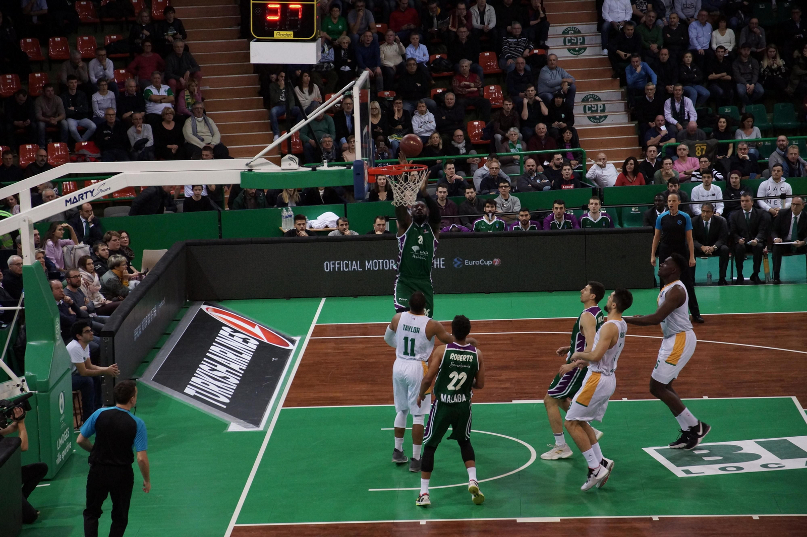 Las fotos del Limoges-Unicaja Baloncesto