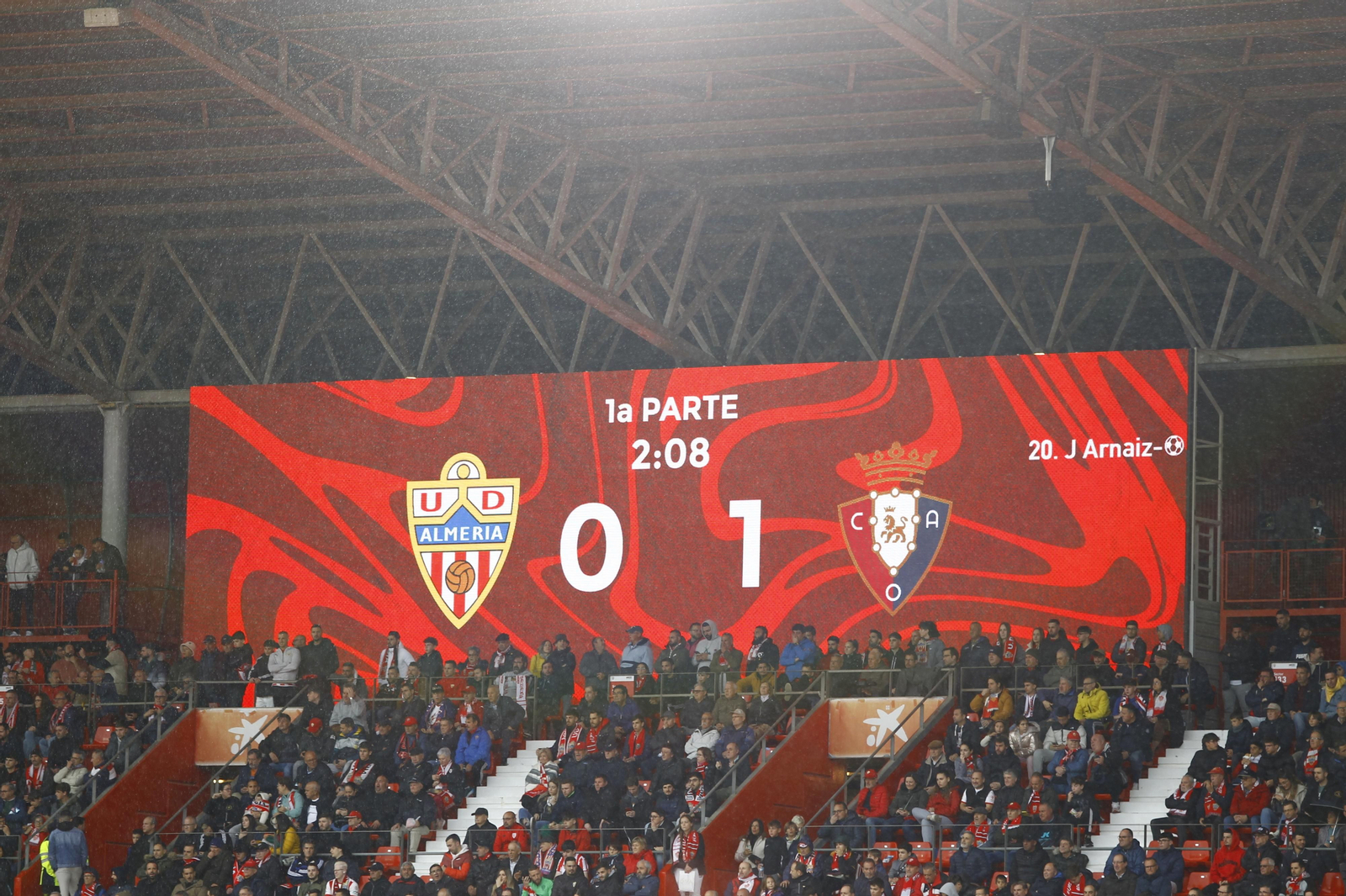 Las mejores imágenes del partido de fútbol U.D. Almería-C.A. Osasuna