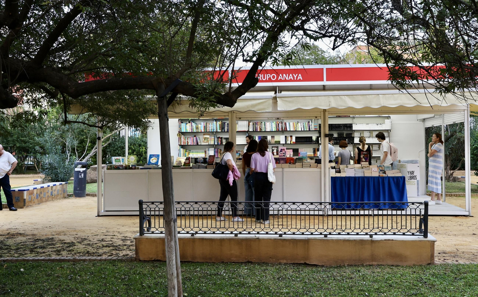 Feria del Libro en los Járdines de Murillo
