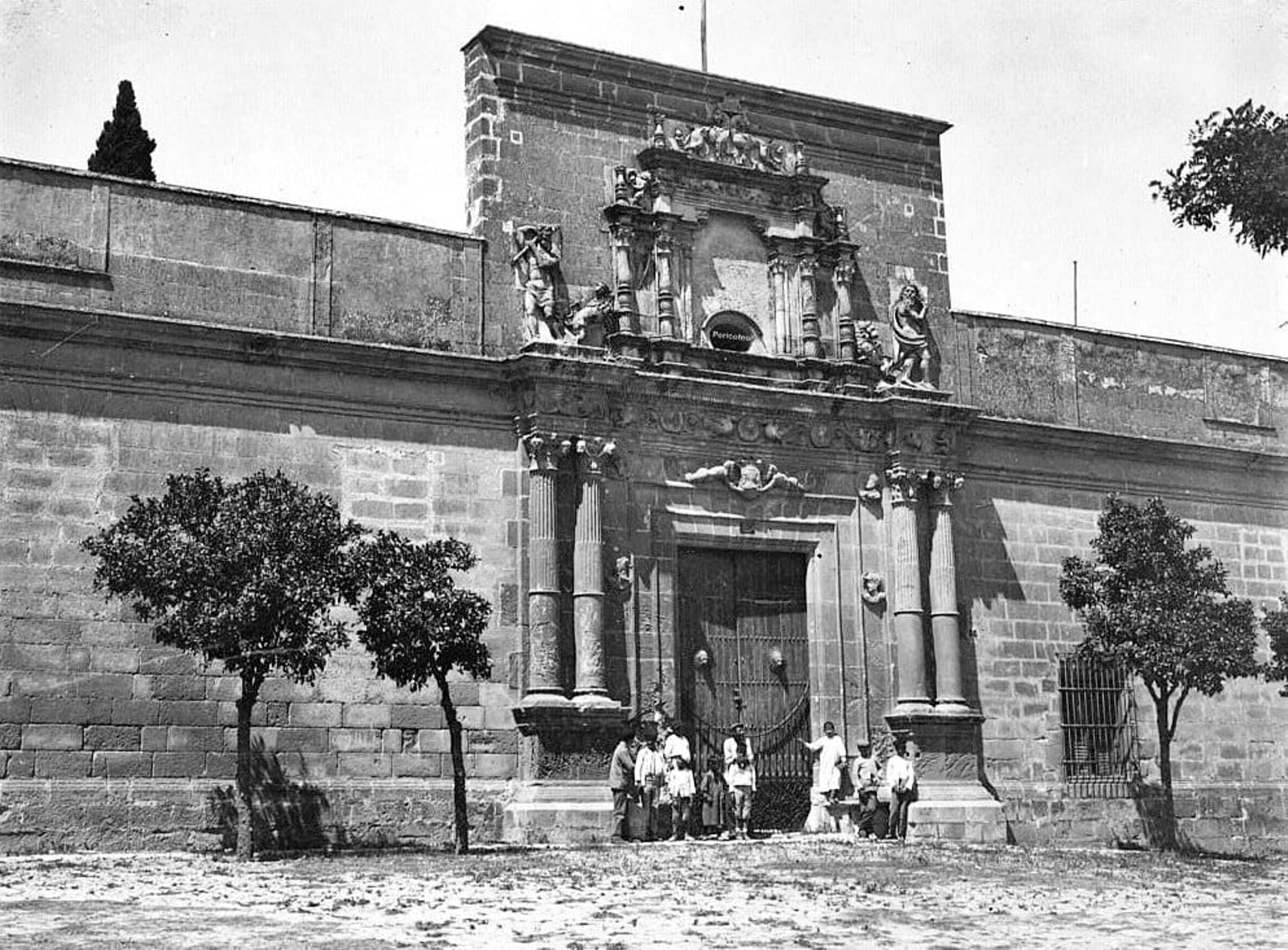 Vista general del palacio Riquelme, finales XIX.