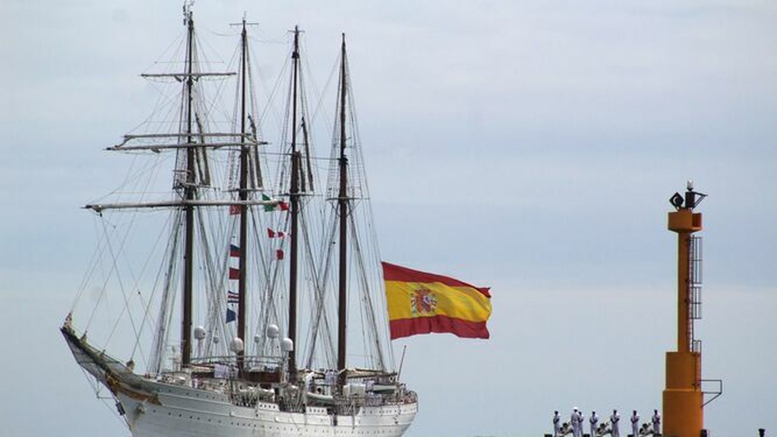 En la entrada al puerto de Veracruz, en México.
