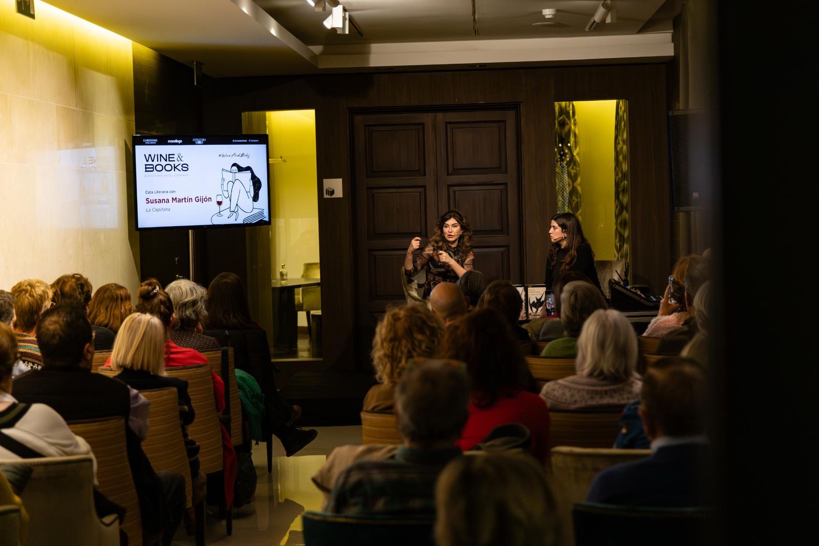 Susana Martín Gijón en el encuentro Wine&Books.